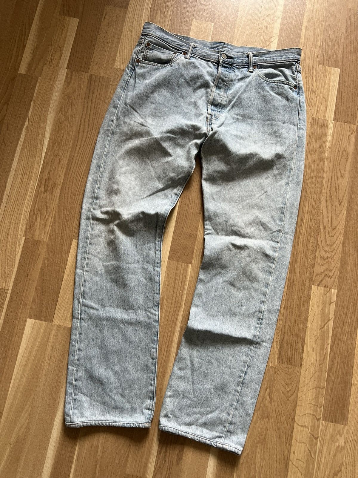 Levi's × Levi's Vintage Clothing × Vintage Levis vintage denim jeans pants 90s blue 501 Size US 36 / EU 52 - 7 Thumbnail