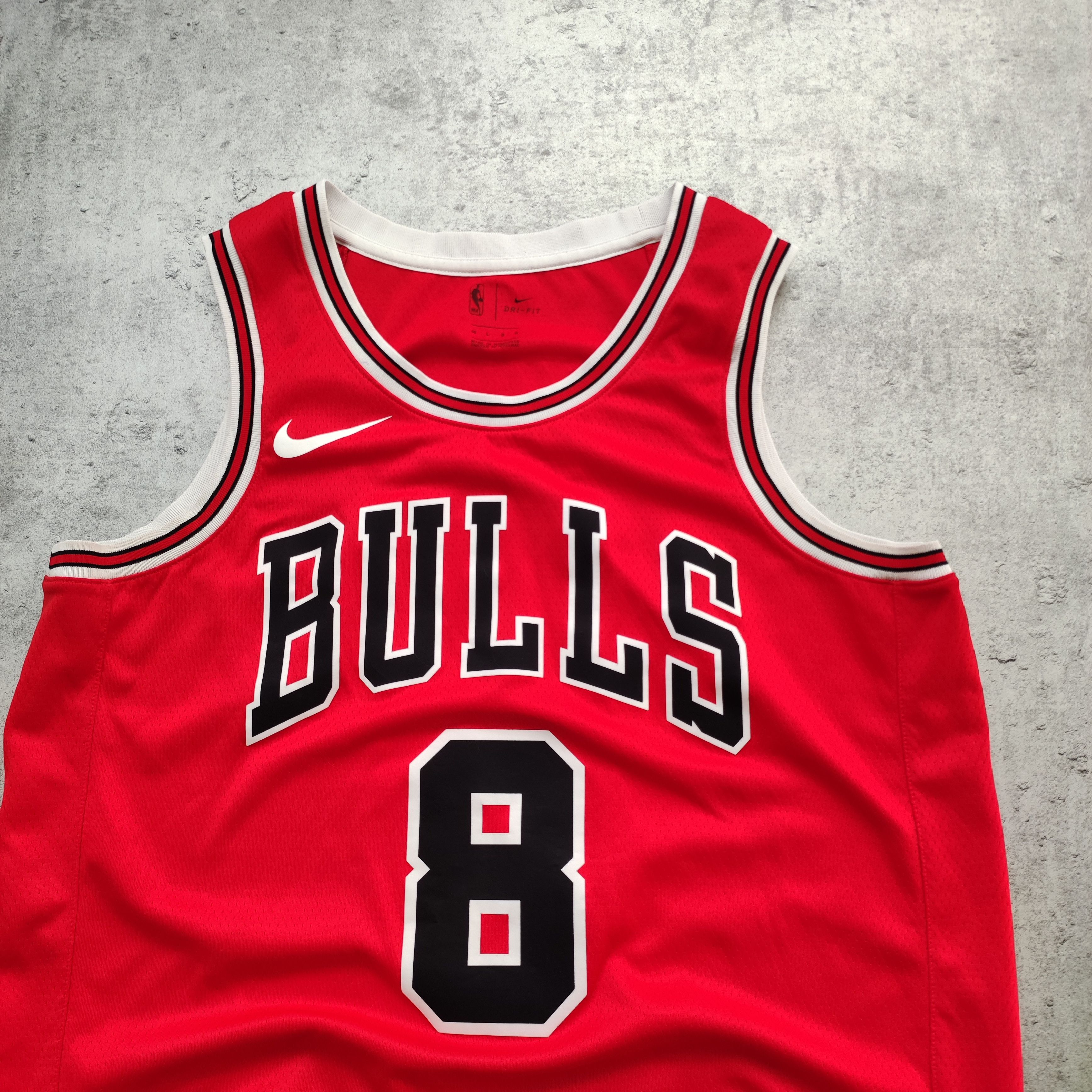 NBA × Nike RARE Nike x NBA Basketball Chicago Bulls #8 Lavine Jersey Size US L / EU 52-54 / 3 - 3 Thumbnail