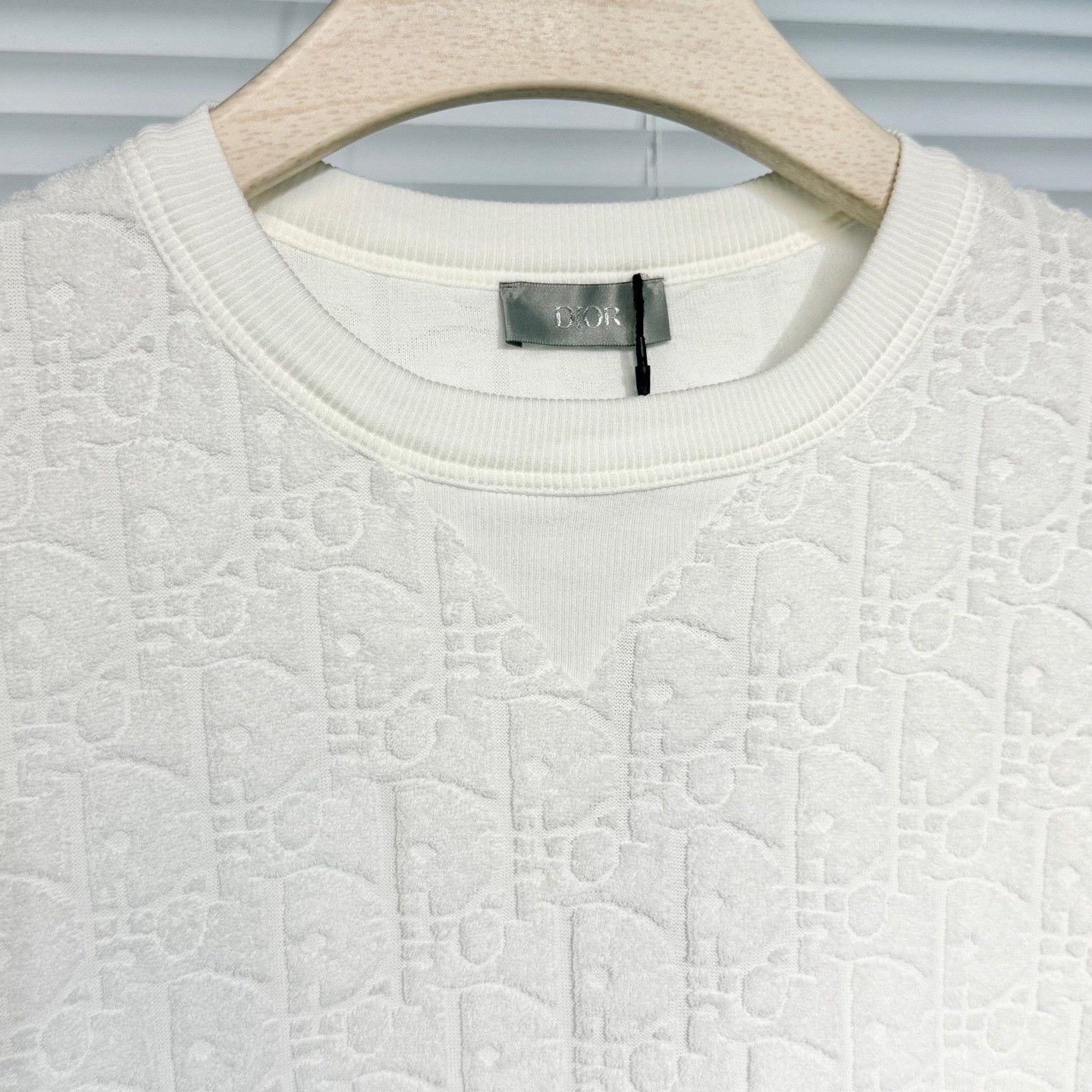 Dior Dior Oblique Logo White Short-Sleeve T-Shirt XS Size US XS / EU 42 / 0 - 3 Thumbnail