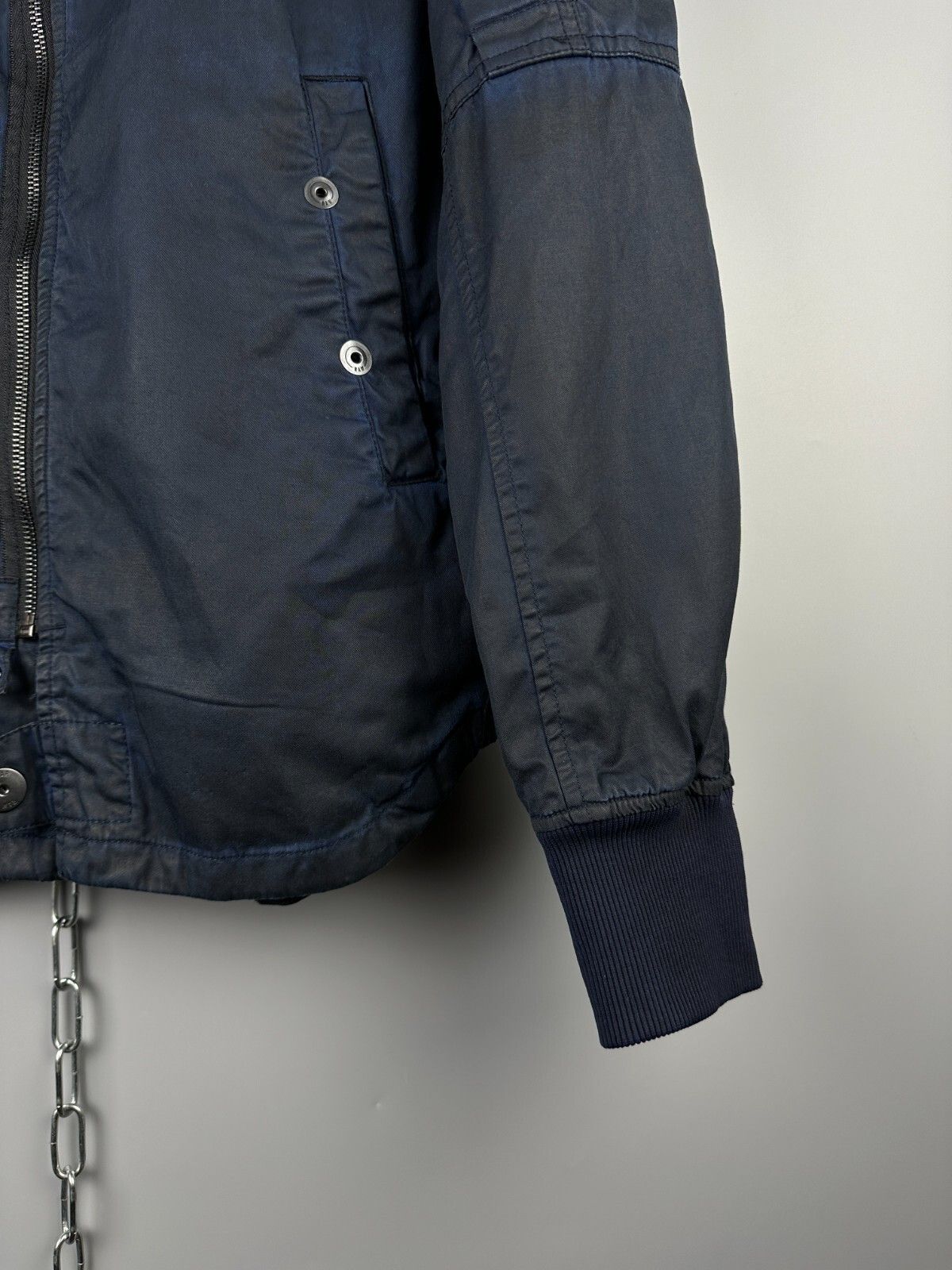 G-Star NEW G Star Garment Dyed Washed Batt Hdd Jacket Size US XS / EU 42 / 0 - 6 Thumbnail