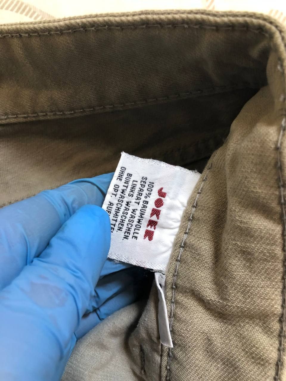 Other Joker Double Saddle Sttitched Beige Straight Regular jeans Size US 31 - 3 Thumbnail