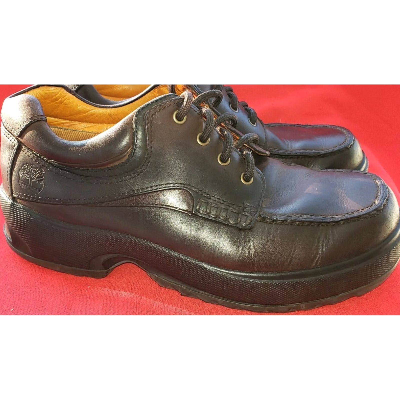 Timberland Timberland Mens Oxford Size 10M Brown Leather Model 43025 Casual Comfort Support Oxford Shoes Mens Brown Leather Model 43025 Size US 10 / EU 43 - 5 Thumbnail