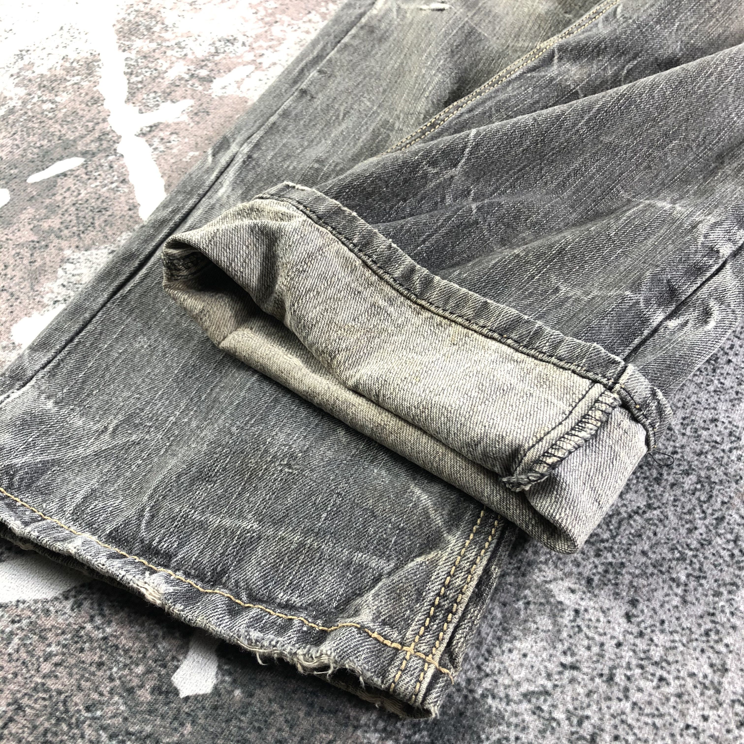 Japanese Brand Vintage Japanese Jeans Faded Black Denim KJ2446 Size US 32 / EU 48 - 6 Thumbnail