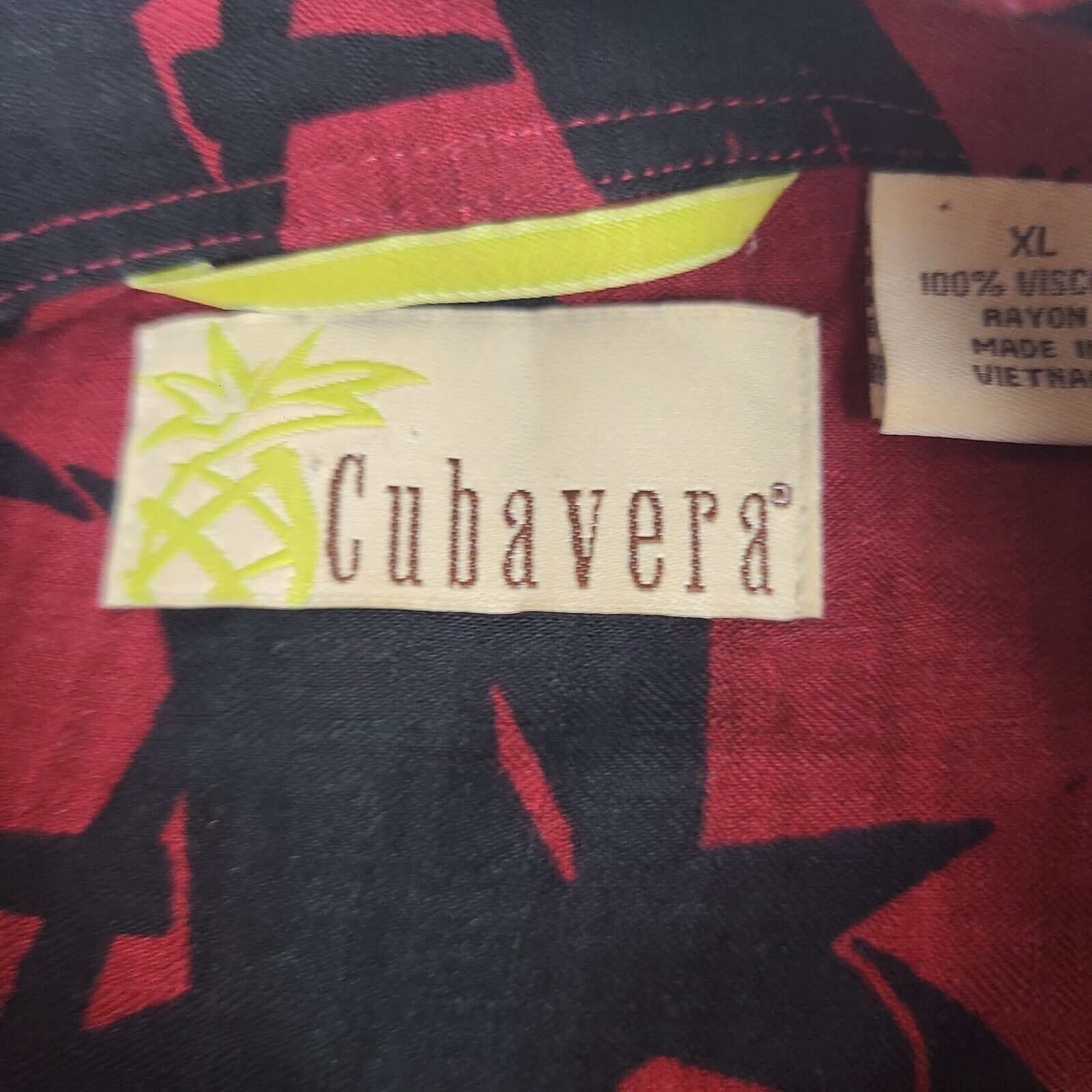 Cubavera Cubavera Men's Size X-large Hawaiian Shirt Short Sleeve Butt Size US XL / EU 56 / 4 - 6 Thumbnail