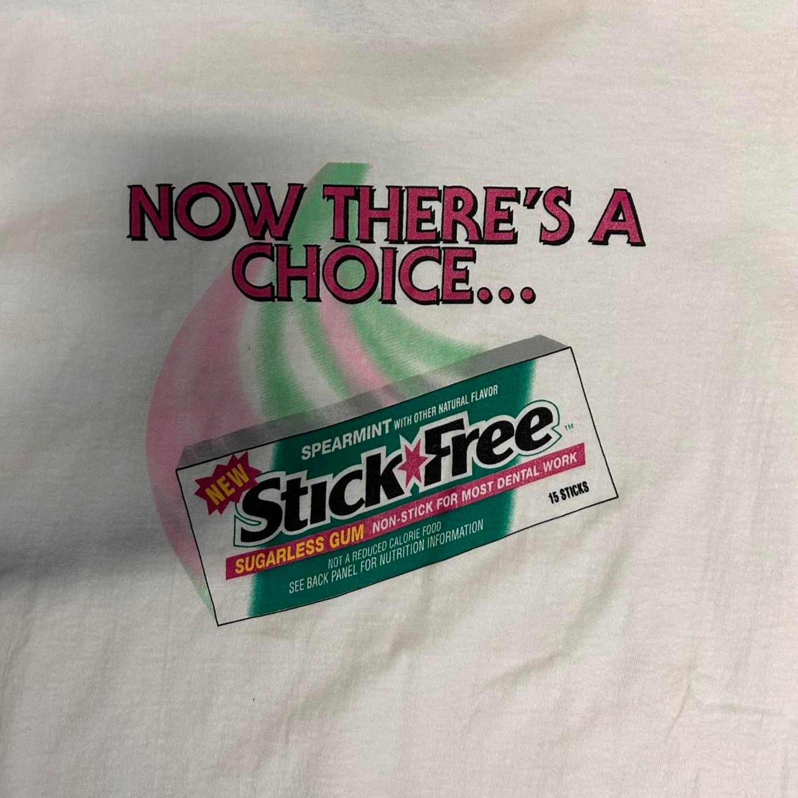 Other VTG Stick Free Gum Promo Tshirt Size US XL / EU 56 / 4 - 2 Thumbnail