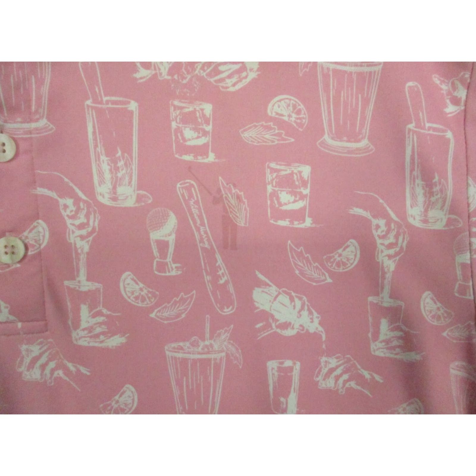 Vintage William Murray Polo Shirt Mens Large Pink Golf Drinks Shirt Polo Mens L Pink Golf Casual Logos Christmas Preppy Rugby Brand Eng Clothing Shirt Size US L / EU 52-54 / 3 - 2 Thumbnail