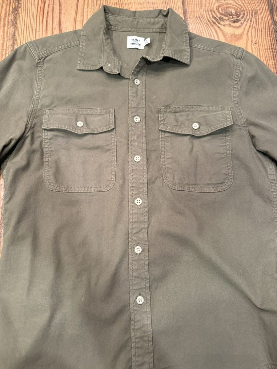 Flint And Tinder Flint and Tinder Olive army long sleeve - M Size US M / EU 48-50 / 2 - 7 Thumbnail