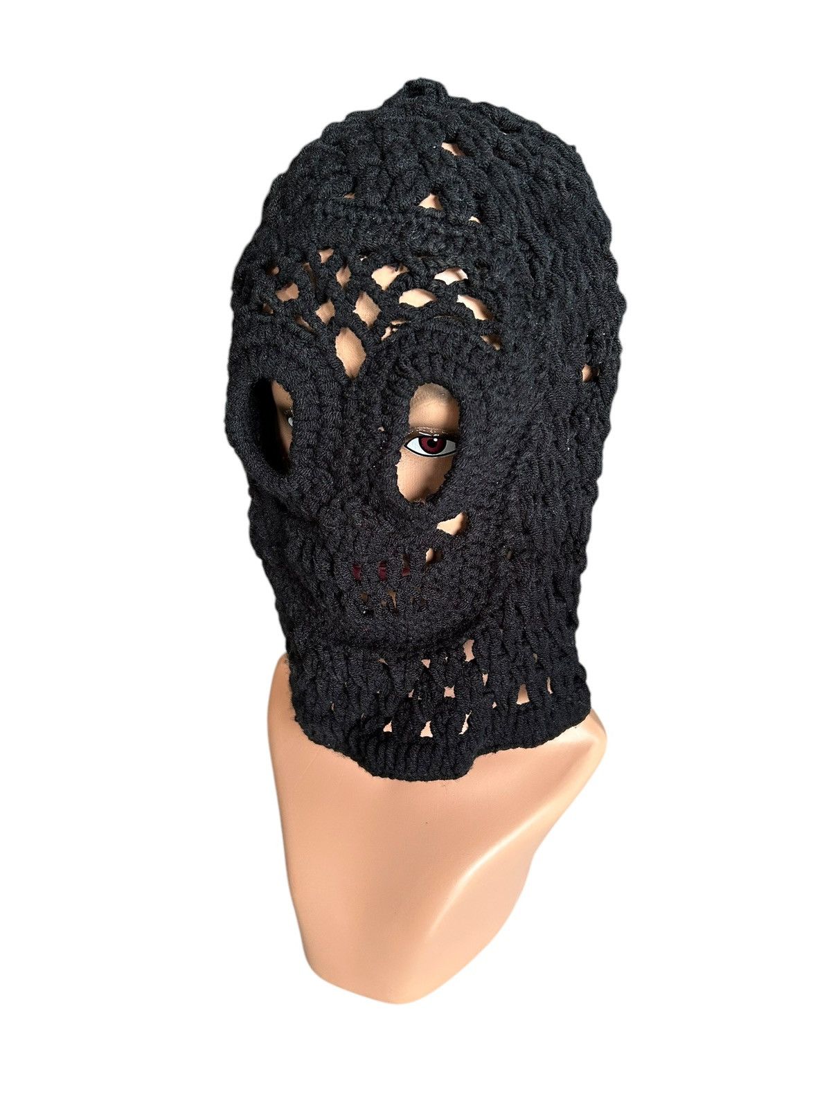 Kapital Rare Crochet Knitted Handmade Balaclava Masked Size ONE SIZE - 2 Thumbnail
