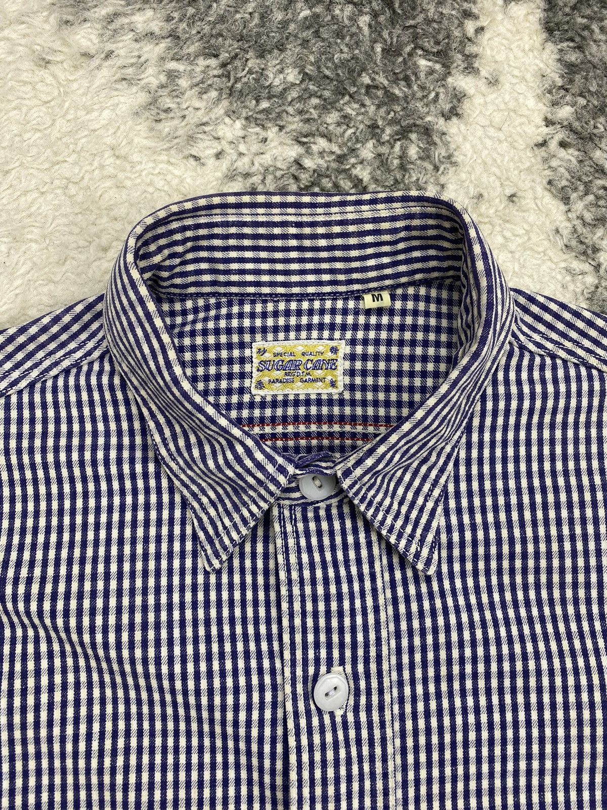 Sugar Cane × Toyo Enterprises Vintage SUGAR CANE “Paradise Garment” Small Checked Indigo Size US M / EU 48-50 / 2 - 3 Thumbnail