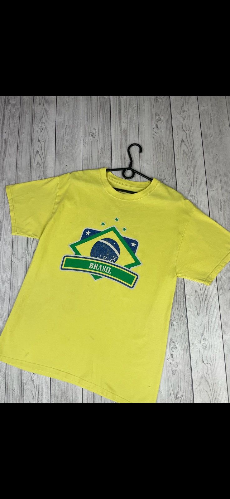 Vintage Brazil tee big logo size M Brasil soccer Size US M / EU 48-50 / 2 - 3 Thumbnail