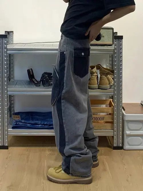 Japanese Brand Retro punk denim pants Size US 32 / EU 48 - 2 Thumbnail