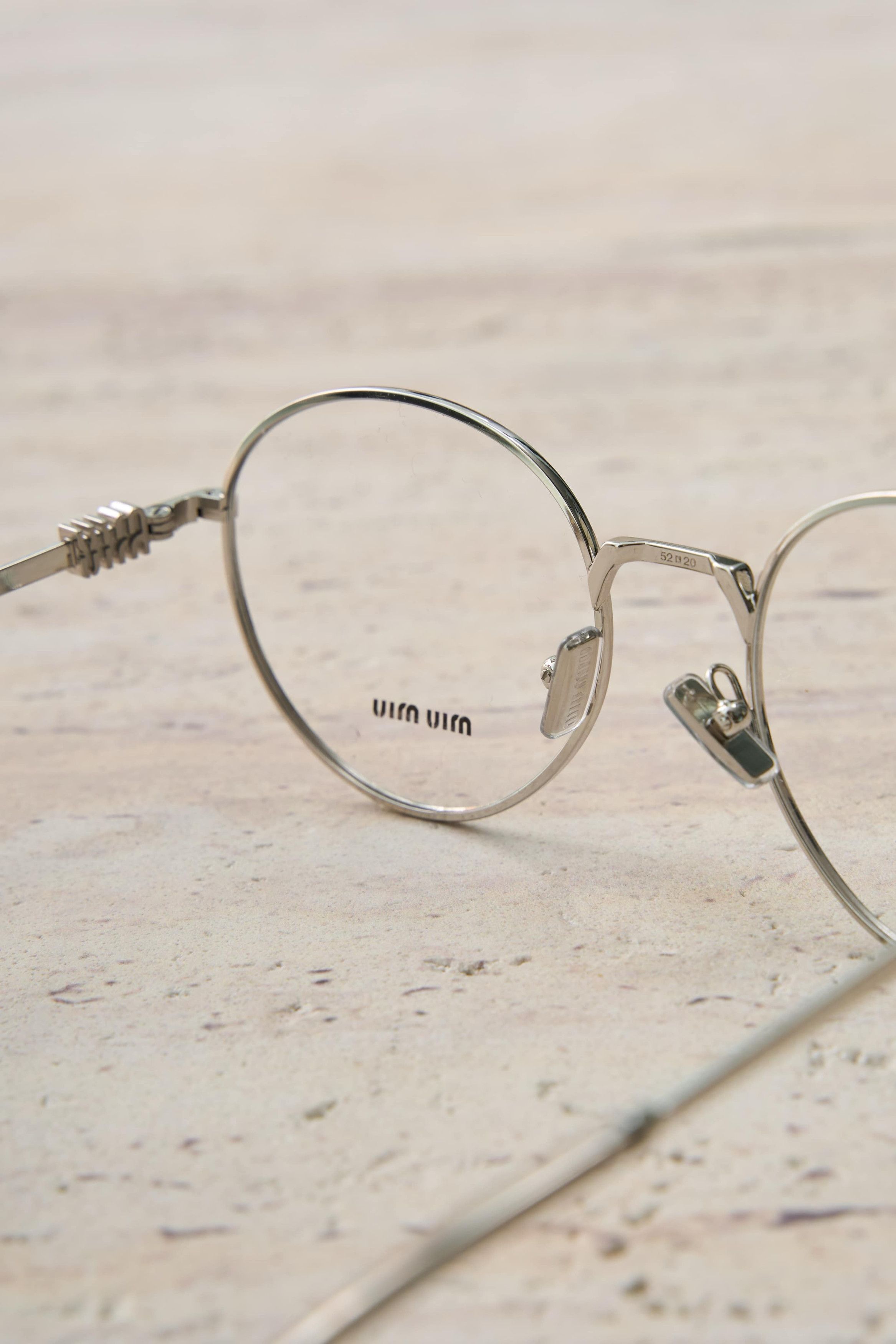 Miu Miu MIU MIU 0MU 52XV 1BC1O1 SILVER Size ONE SIZE - 3 Thumbnail