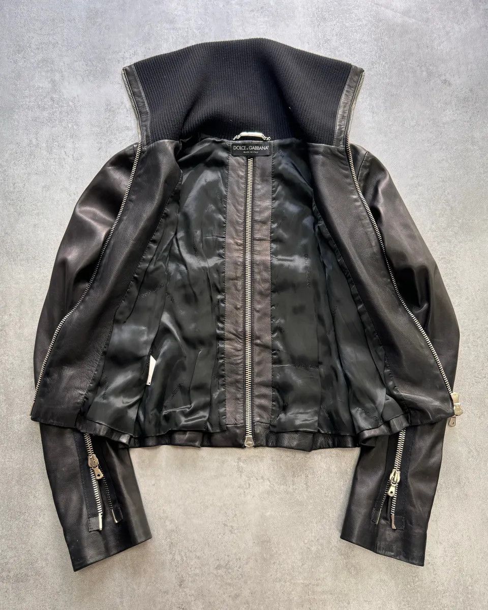 Dolce & Gabbana × Vintage AW2003 Dolce & Gabbana Multi-Zip Leather