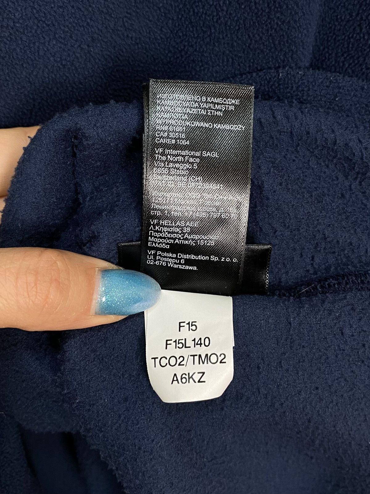 The North Face The North Face Polartec 1/4 Zip Fleece Jacket Size XL Blue Size US XL / EU 56 / 4 - 9 Thumbnail