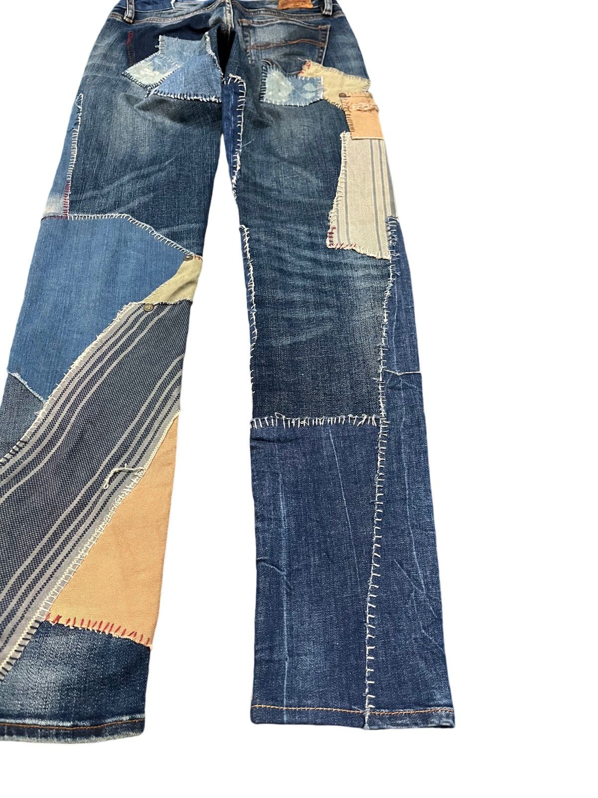 Denim & Supply Ralph Lauren × Ralph Lauren Vintage Denim Supply Ralph Lauren Indigo Patchwork Denim Size US 26 / EU 42 - 8 Thumbnail