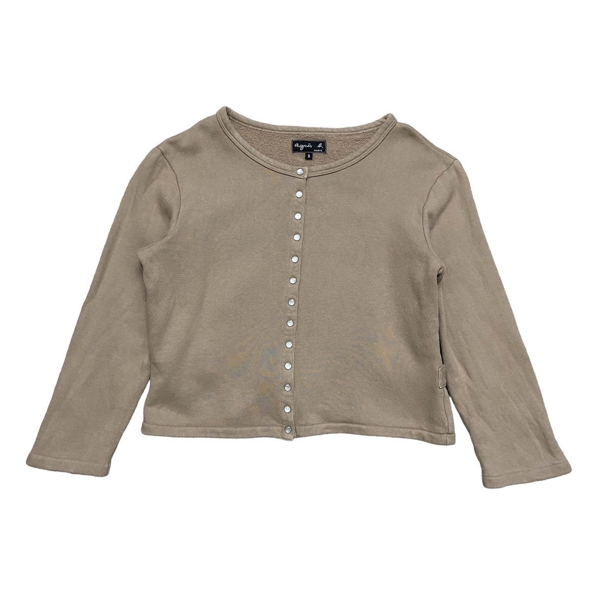 agnes b. Agnes B Snap Button Cardigan Size XS / US 0-2 / IT 36-38 - 3 Thumbnail