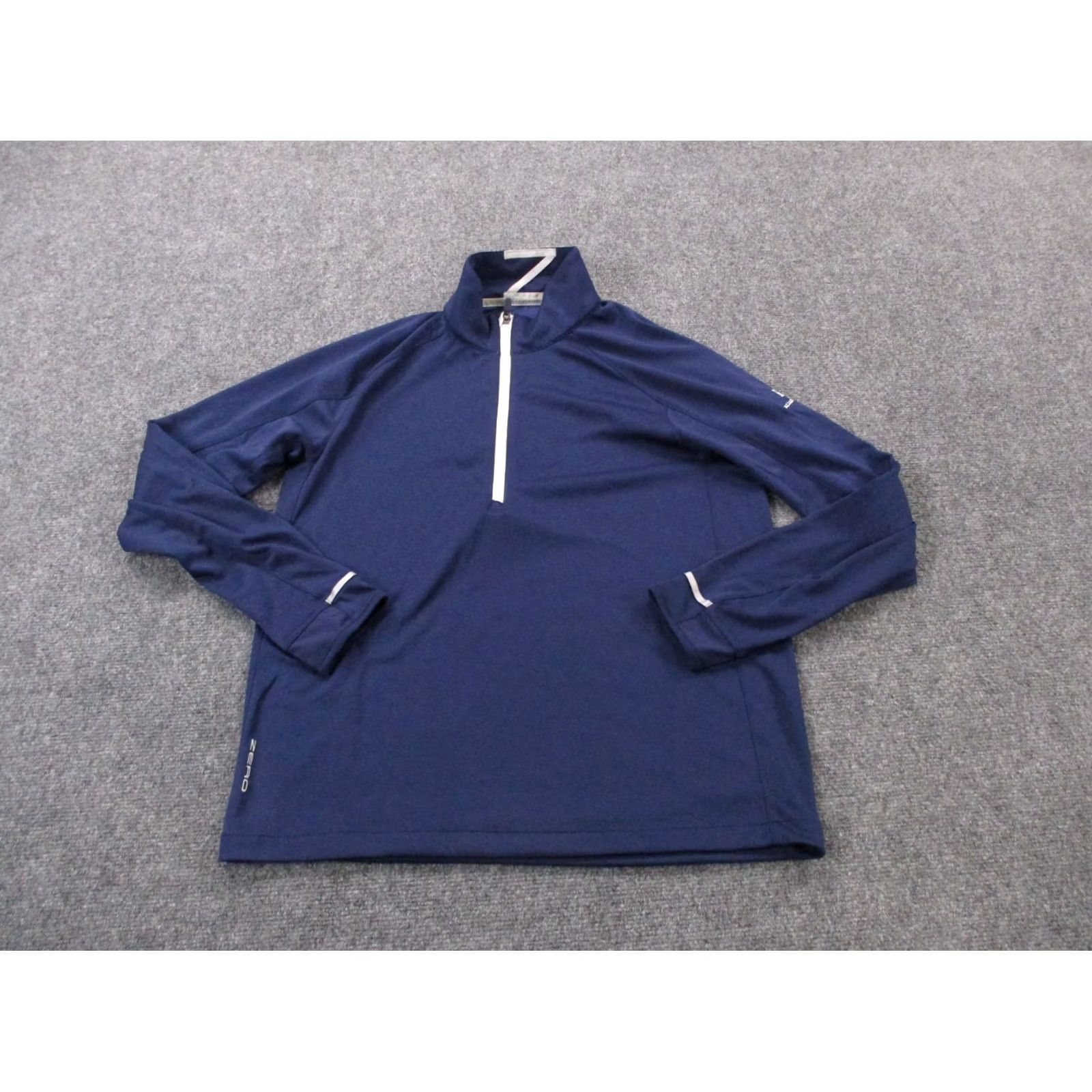 Vintage Zero Restrictive Jacket - Mens Navy Blue Golf Performance Vest Size US M / EU 48-50 / 2 - 2 Thumbnail