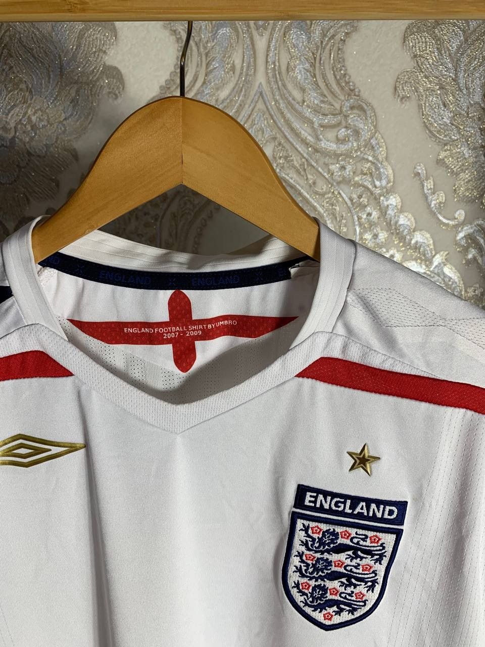 Umbro × Vintage VERY RARE UMBRO ENGLAND RETRO SOCCER JERSEY BLOKECORE Y2K Size US XL / EU 56 / 4 - 3 Thumbnail
