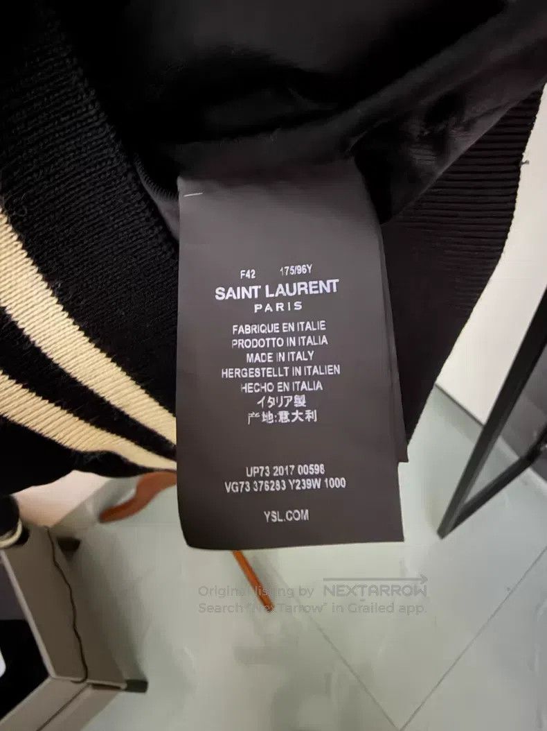 Saint Laurent Paris Saint Laurent Paris Black samurai sheepskin patched baseba Size M / US 6-8 / IT 42-44 - 3 Thumbnail