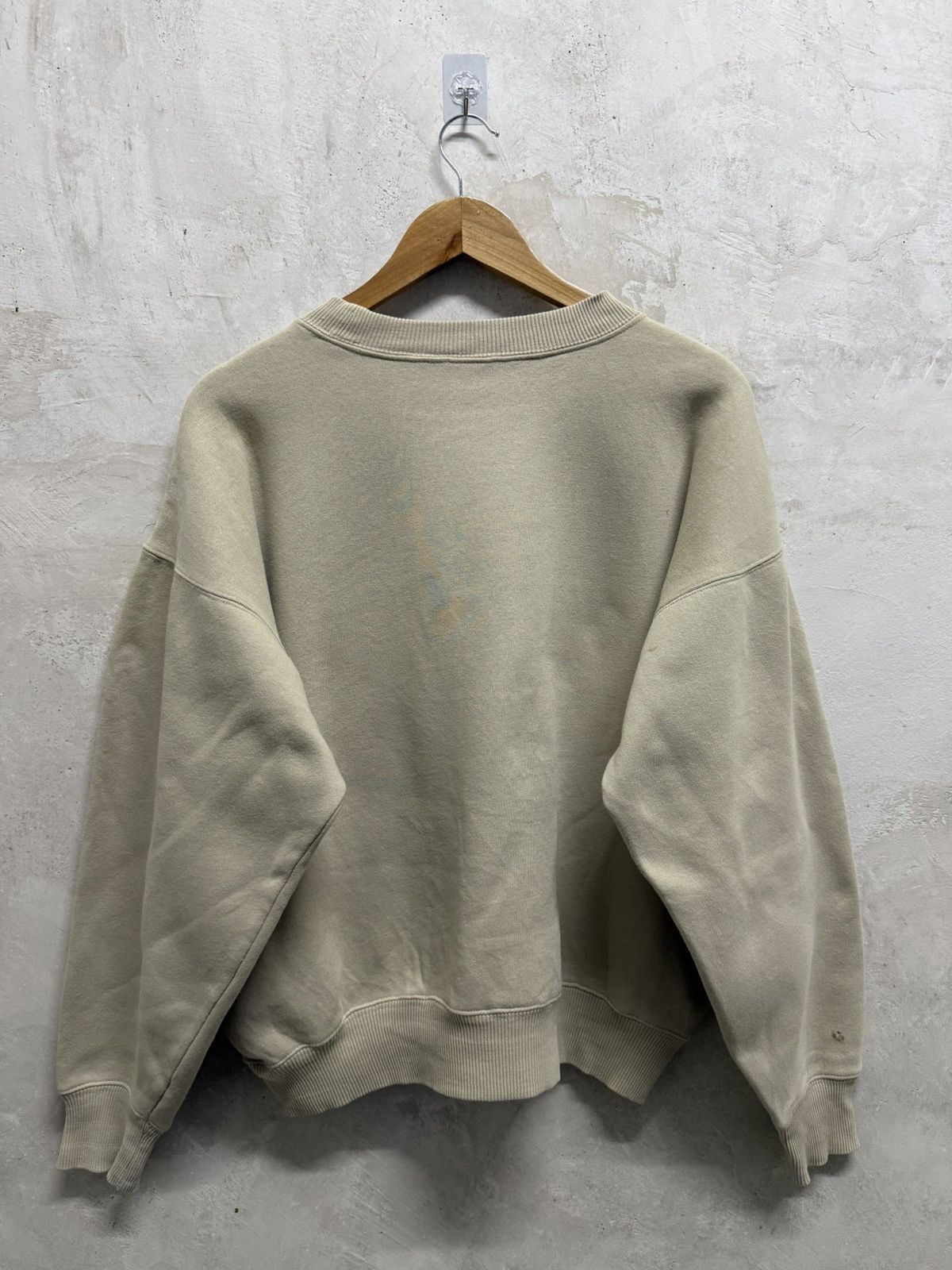 Nike Vintage Nike Small Swoosh Cream Travis Hoodie Size US XXL / EU 58 / 5 - 4 Thumbnail
