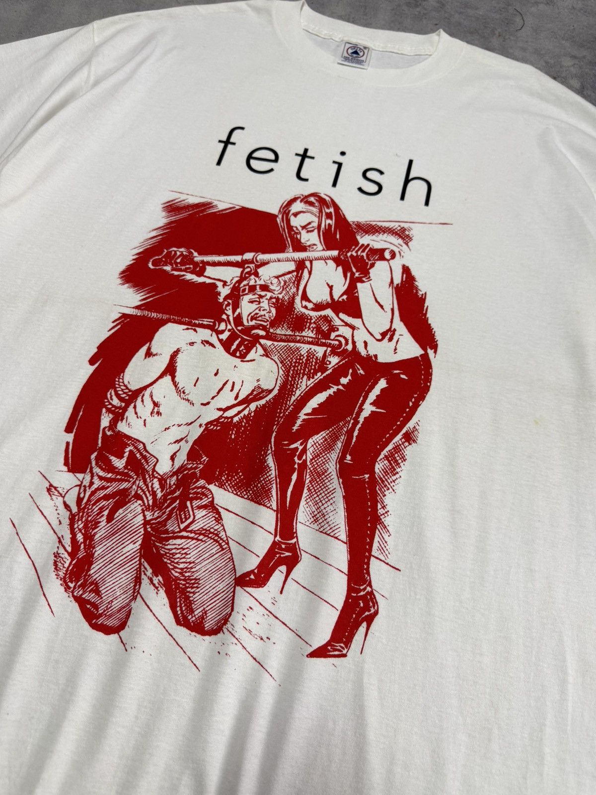 Fuck Art, Make Tees × Seditionaries × Vintage Vintage 90s Fetish BDSM Bondage Underground Art Tshirt Size US XL / EU 56 / 4 - 2 Thumbnail