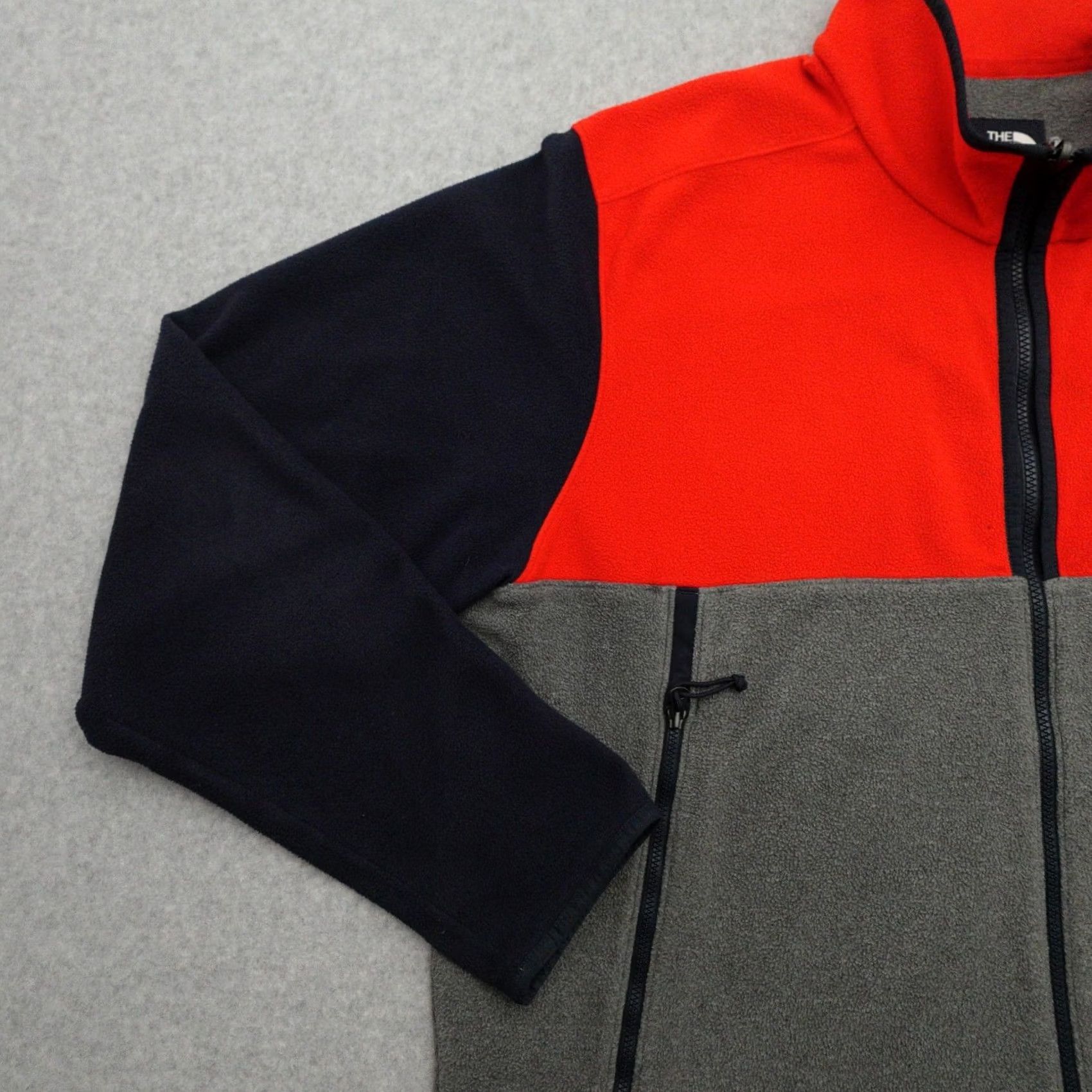 The North Face North Face Fleece Jacket Adult 2XL Gray Orange Blue Full Zip Outdoor Size US XXL / EU 58 / 5 - 4 Thumbnail