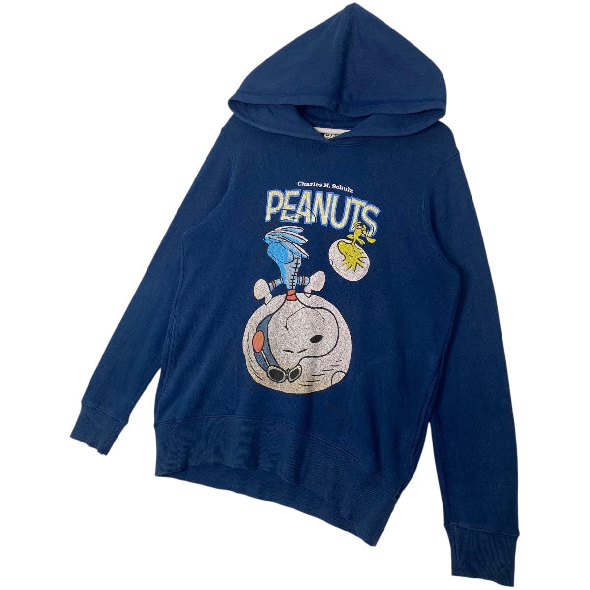 Other Vintage Peanuts Snoooy Hoodie Sweater Blue Big Logo Size XL Size XL / US 12-14 / IT 48-50 - 2 Thumbnail