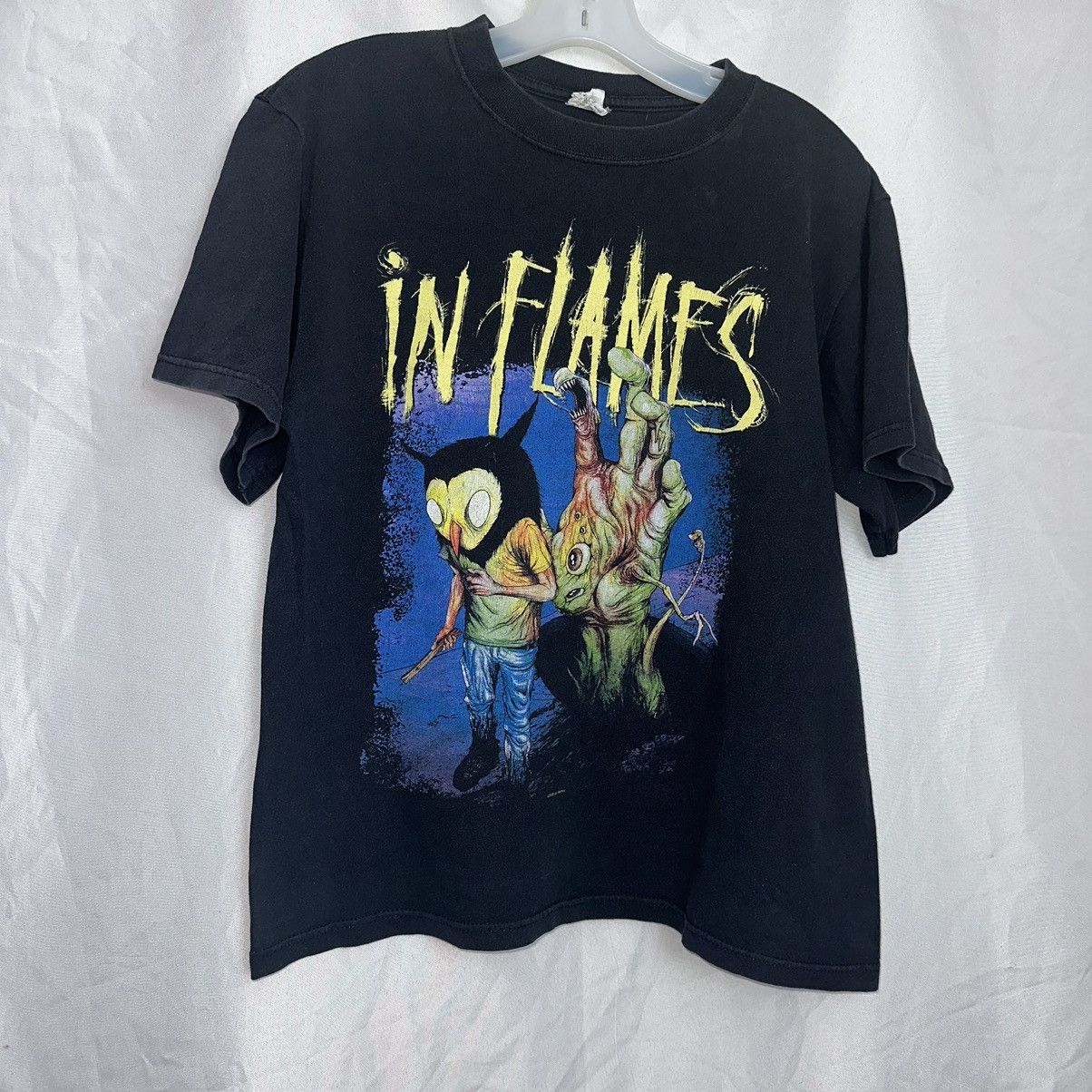 Band Tees × Vintage Vintage 2008 In Flames T-Shirt Y2K Rock Band Tee Psychadelic Size US L / EU 52-54 / 3 - 2 Thumbnail