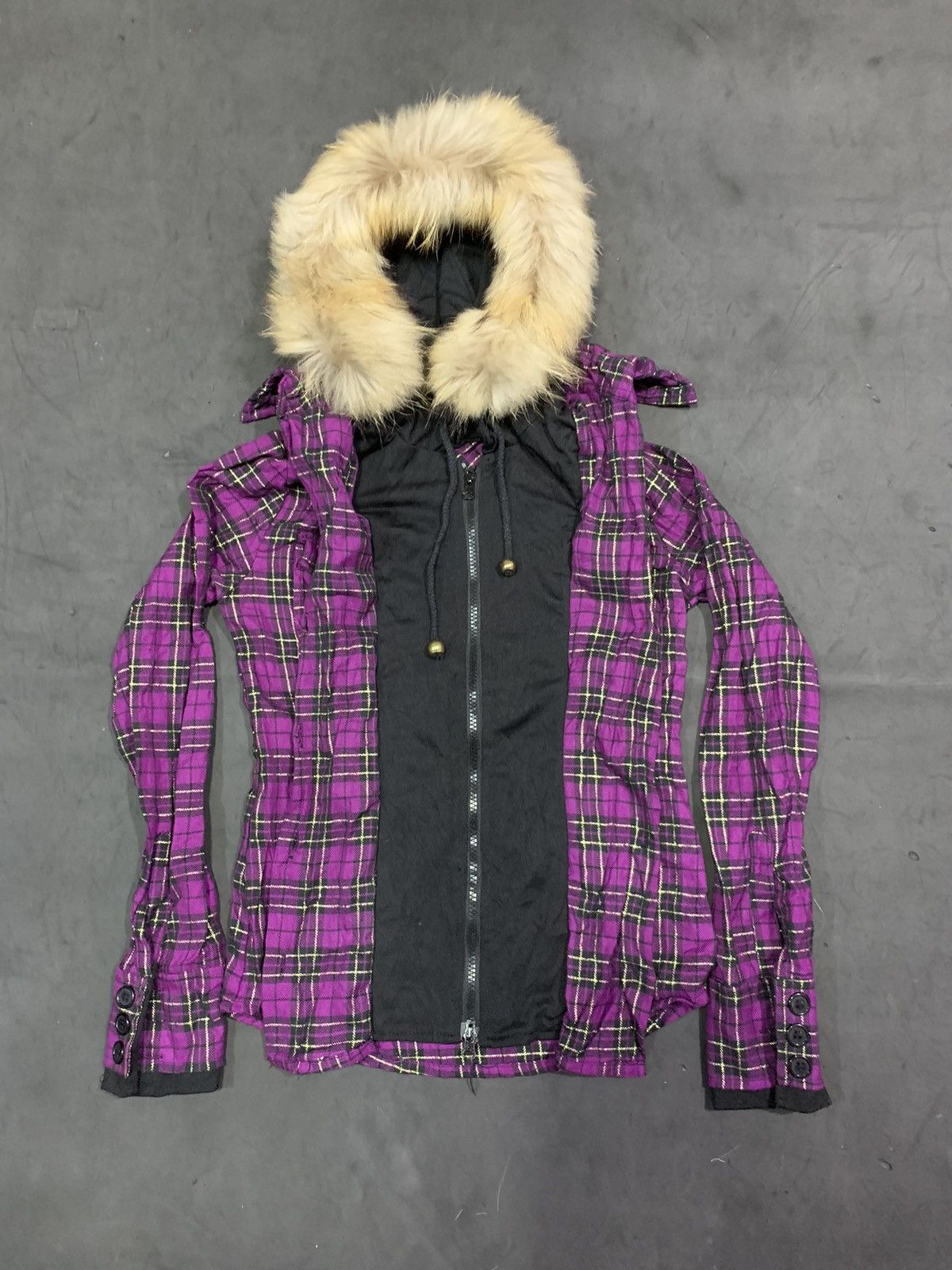 If Six Was Nine 🖤BLACKDAY🖤Laughin' double layer fur hoodie lgb styled Size US XS / EU 42 / 0 - 1 Thumbnail