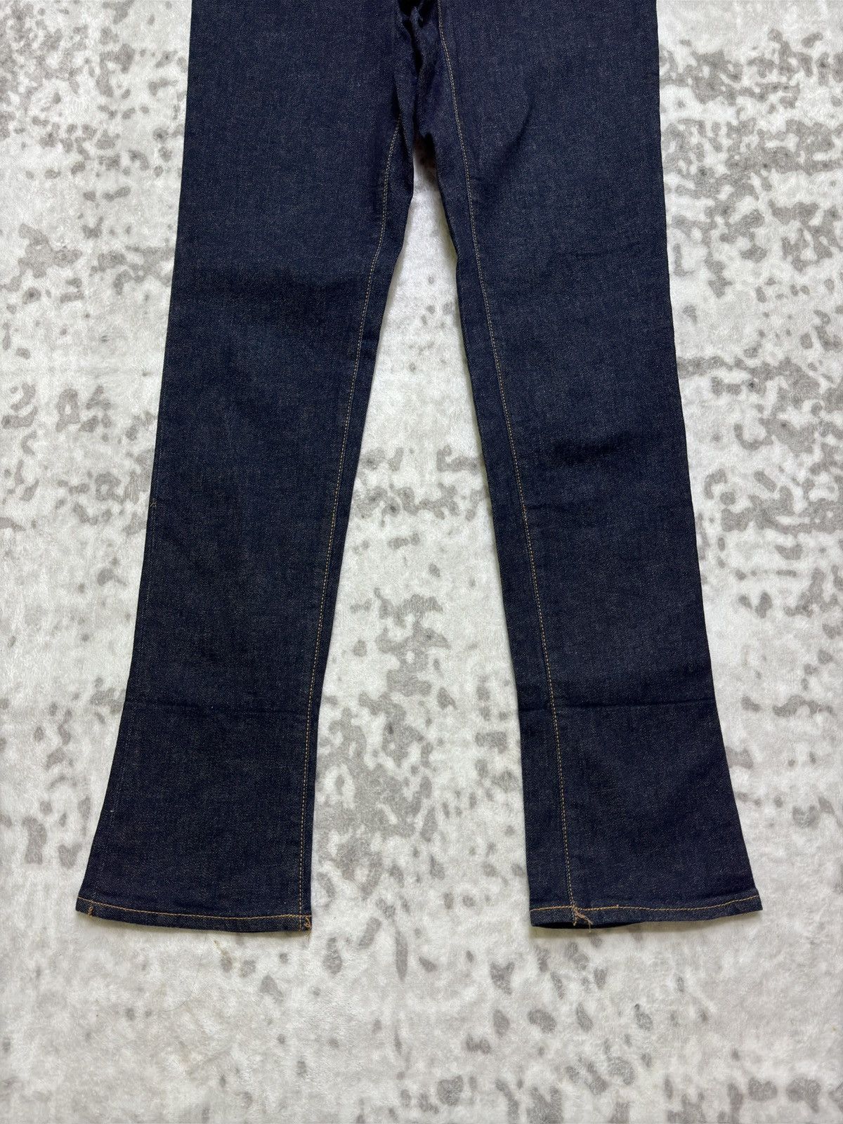 CABANE de ZUCCa Zucca Indigo Denim Jeans Slim Thigh Flared Leg Drop Crotch Size US 28 / EU 44 - 4 Thumbnail