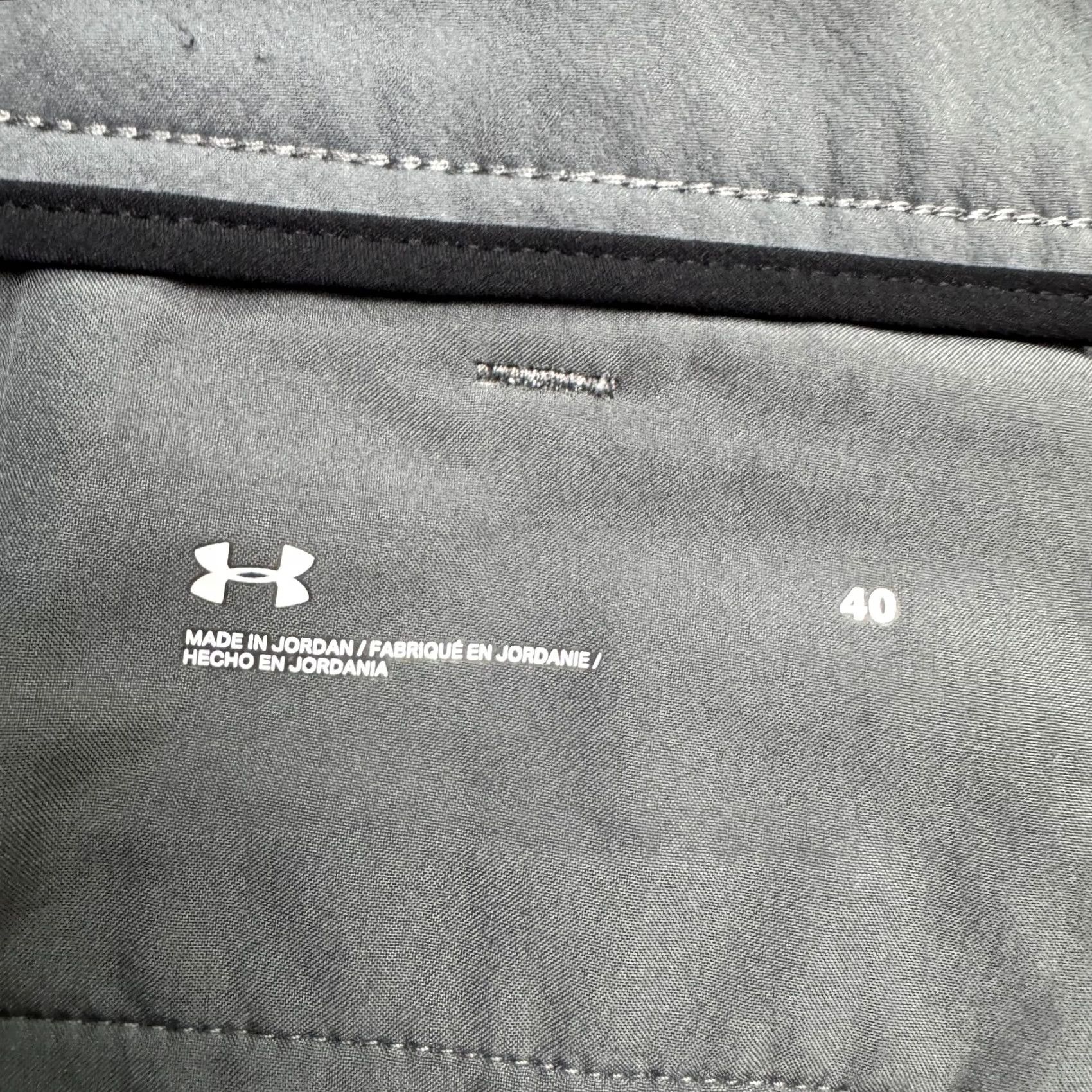 Under Armour Under Armour Showdown Golf Chino Shorts Mens 40 Gray Stretch Fit Performance Size US 40 / EU 56 - 5 Thumbnail
