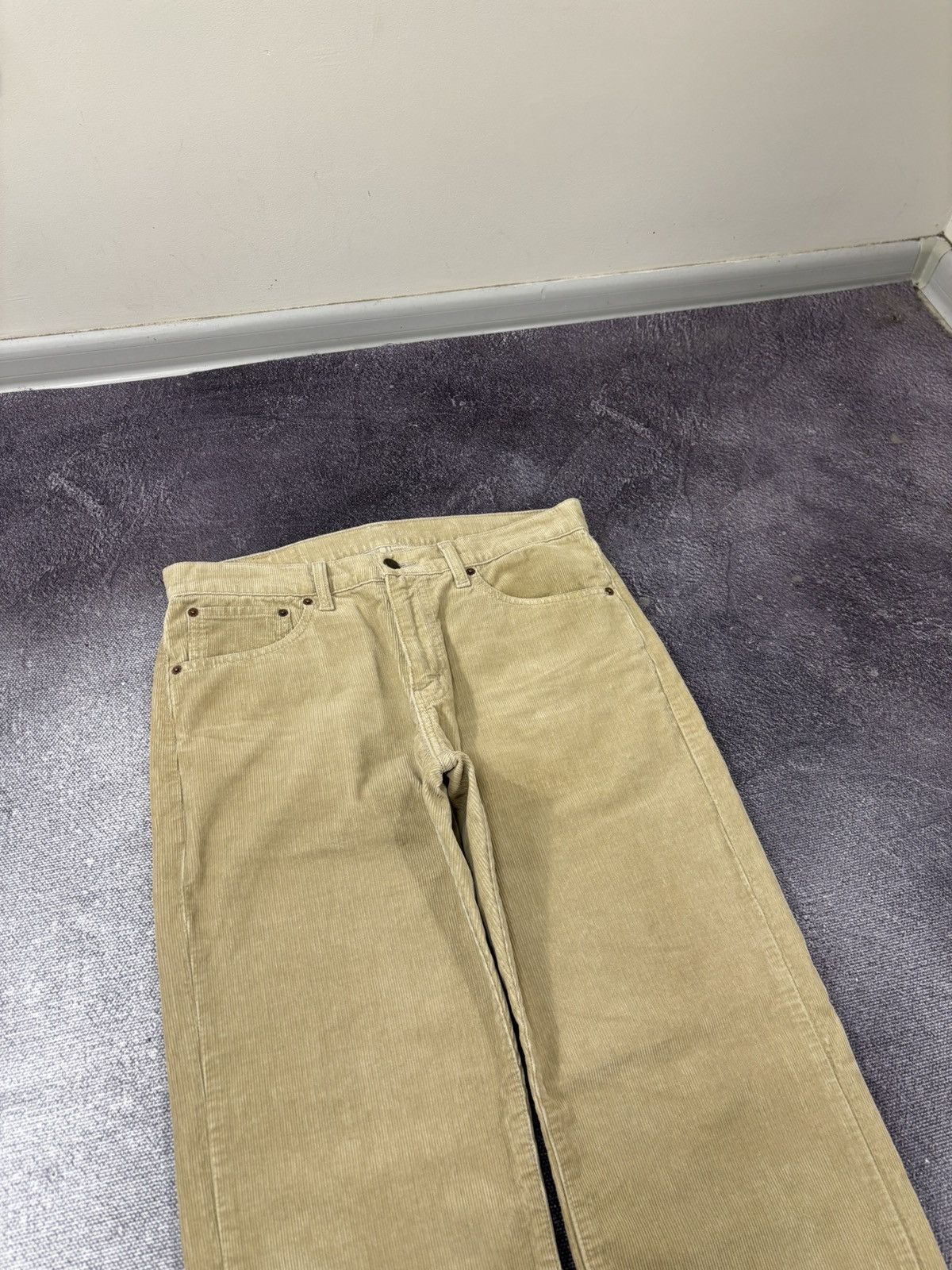 Levi's Vintage Levi’s 751 Men’s Beige Mustard Corduroy Baggy Pants Size US 32 / EU 48 - 11 Thumbnail