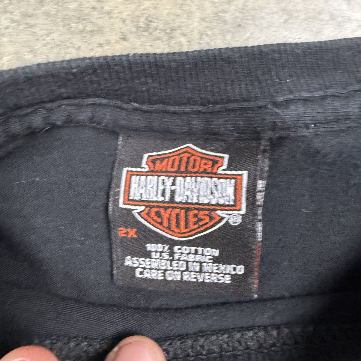 Harley Davidson harley davidson long sleeve with flames on both sleeves Size US XXL / EU 58 / 5 - 4 Thumbnail