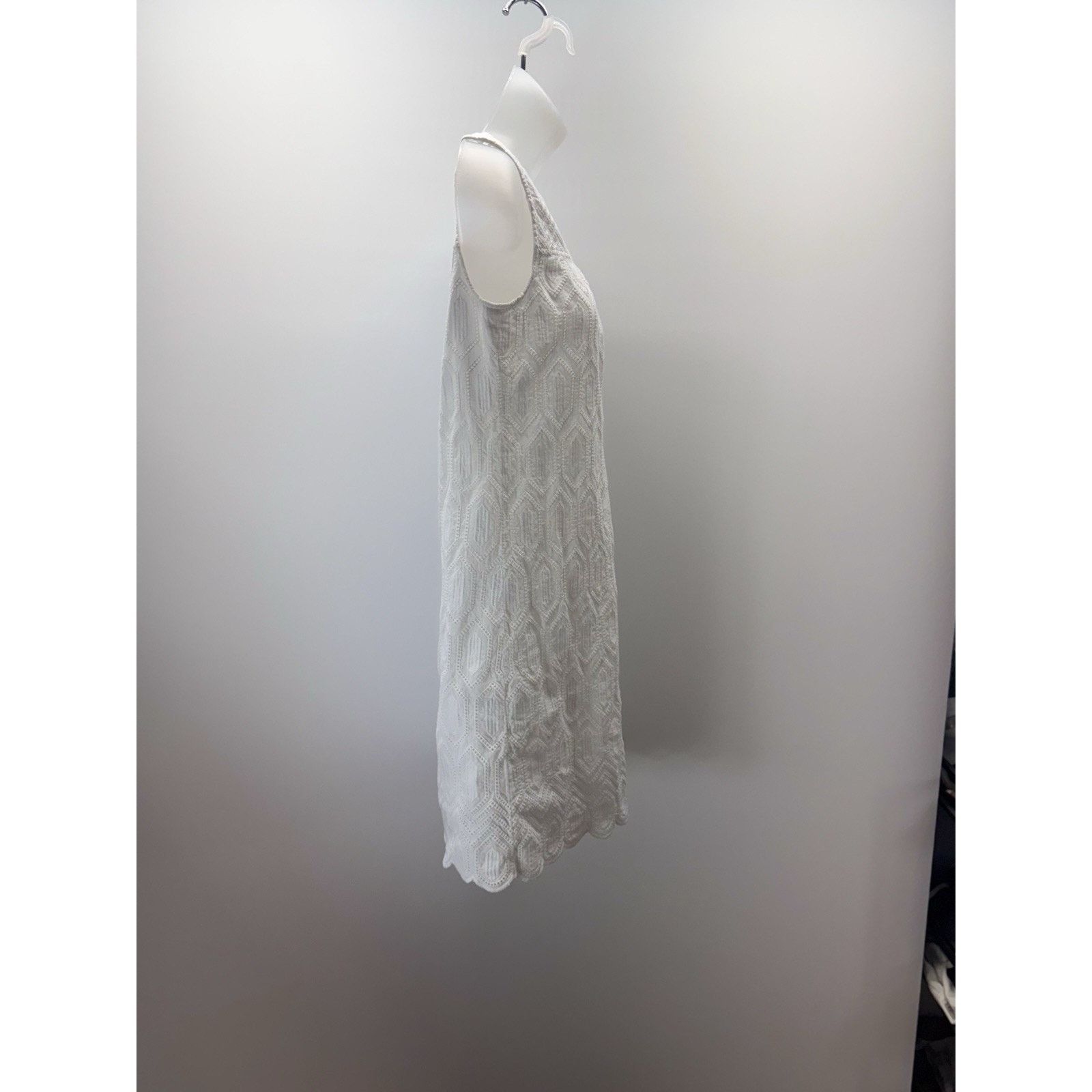 Ann Taylor Ann Taylor White Sleeveless Eyelet Cotton Dress Women’s Sz 4 Size S / US 4 / IT 40 - 3 Thumbnail