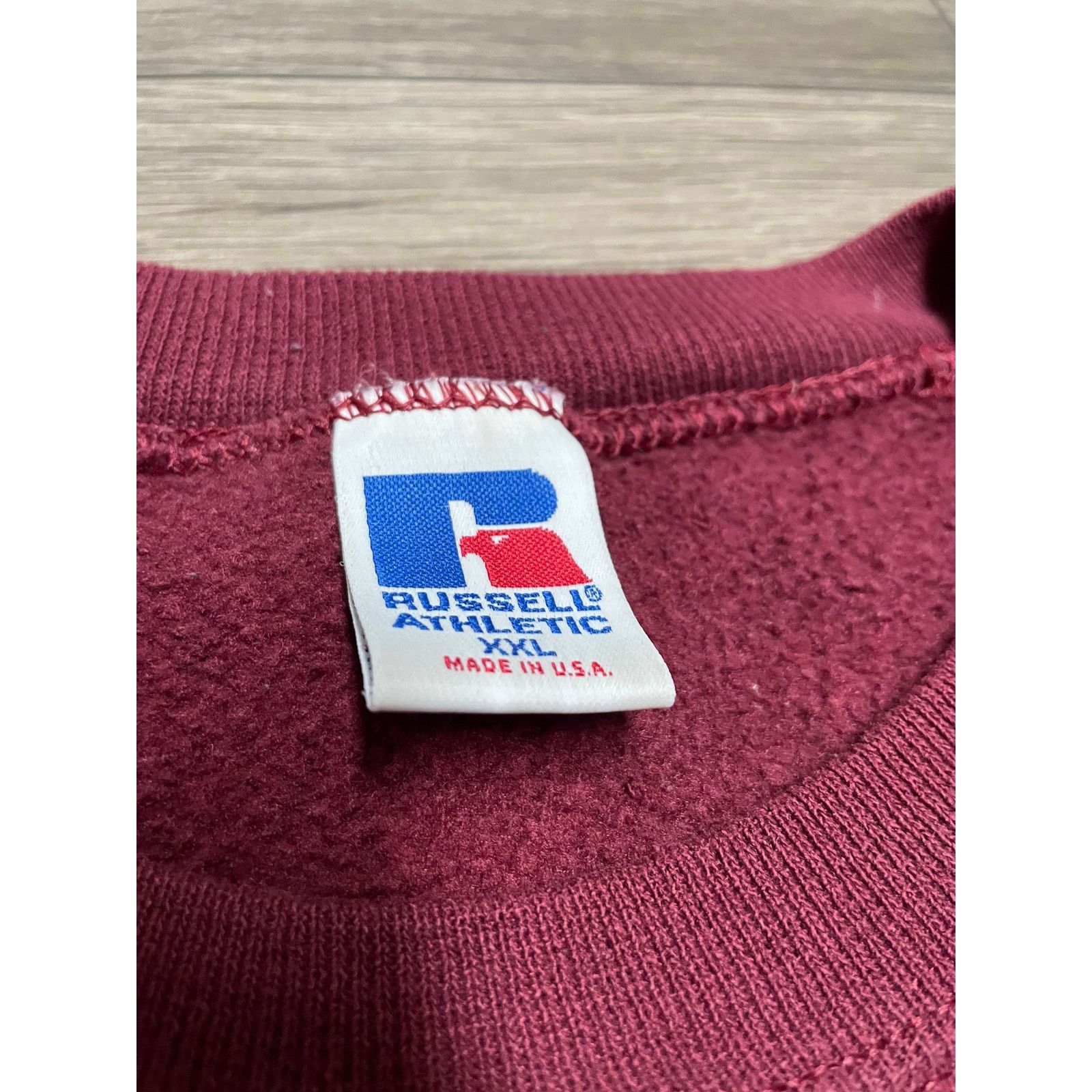 Russell Athletic × Vintage Vintage Russell Athletic Sweatshirt Red Sz XXL 90s Size US XXL / EU 58 / 5 - 2 Thumbnail