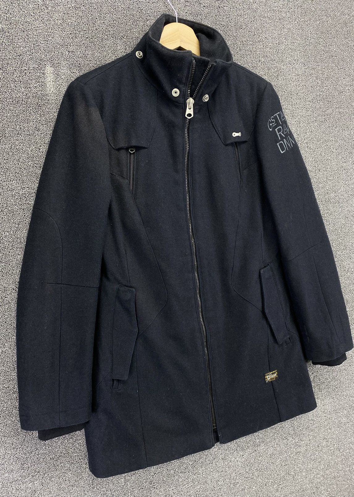 G-Star Vintage G Star Raw Denim Punk Style Wool Jacket Size S / US 4 / IT 40 - 4 Thumbnail