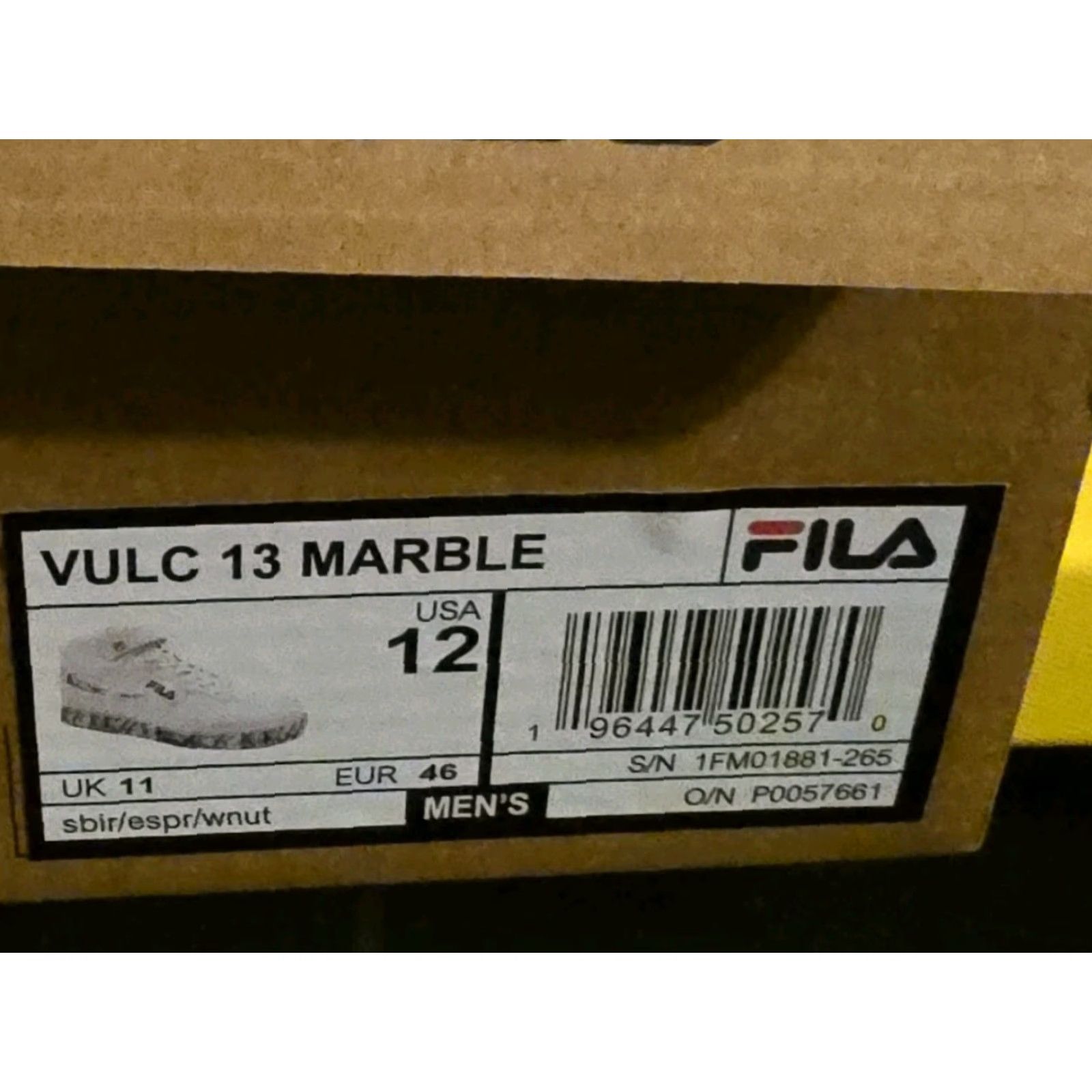 Fila Fila Sneaker Men's Vulc 13 Marble Size 12 Size US 12 / EU 45 - 5 Thumbnail