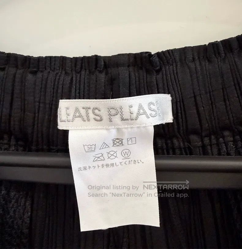 Issey Miyake Issey Miyake Black Straight Wide Leg Pants Size 25" / US 0 / IT 36 - 4 Thumbnail