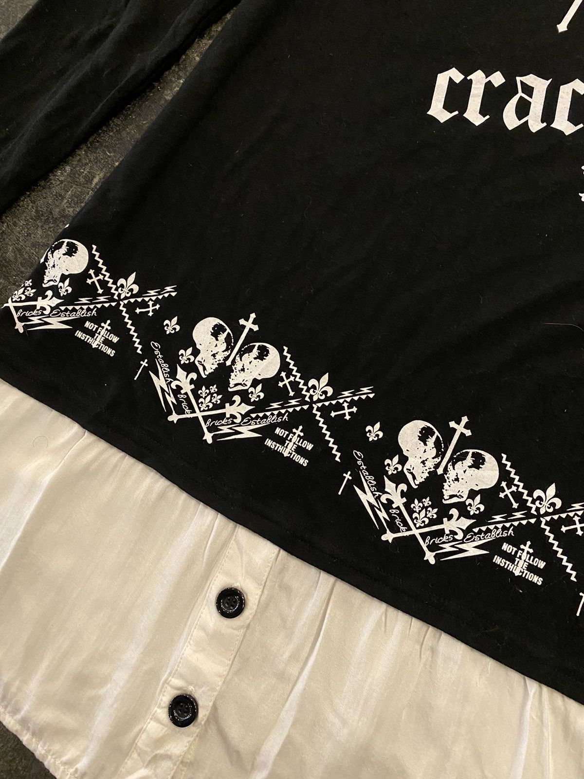 Hysteric Glamour Y2k Ghost of Harlem ifsixwasnine punk long sleeve Size S / US 4 / IT 40 - 3 Thumbnail