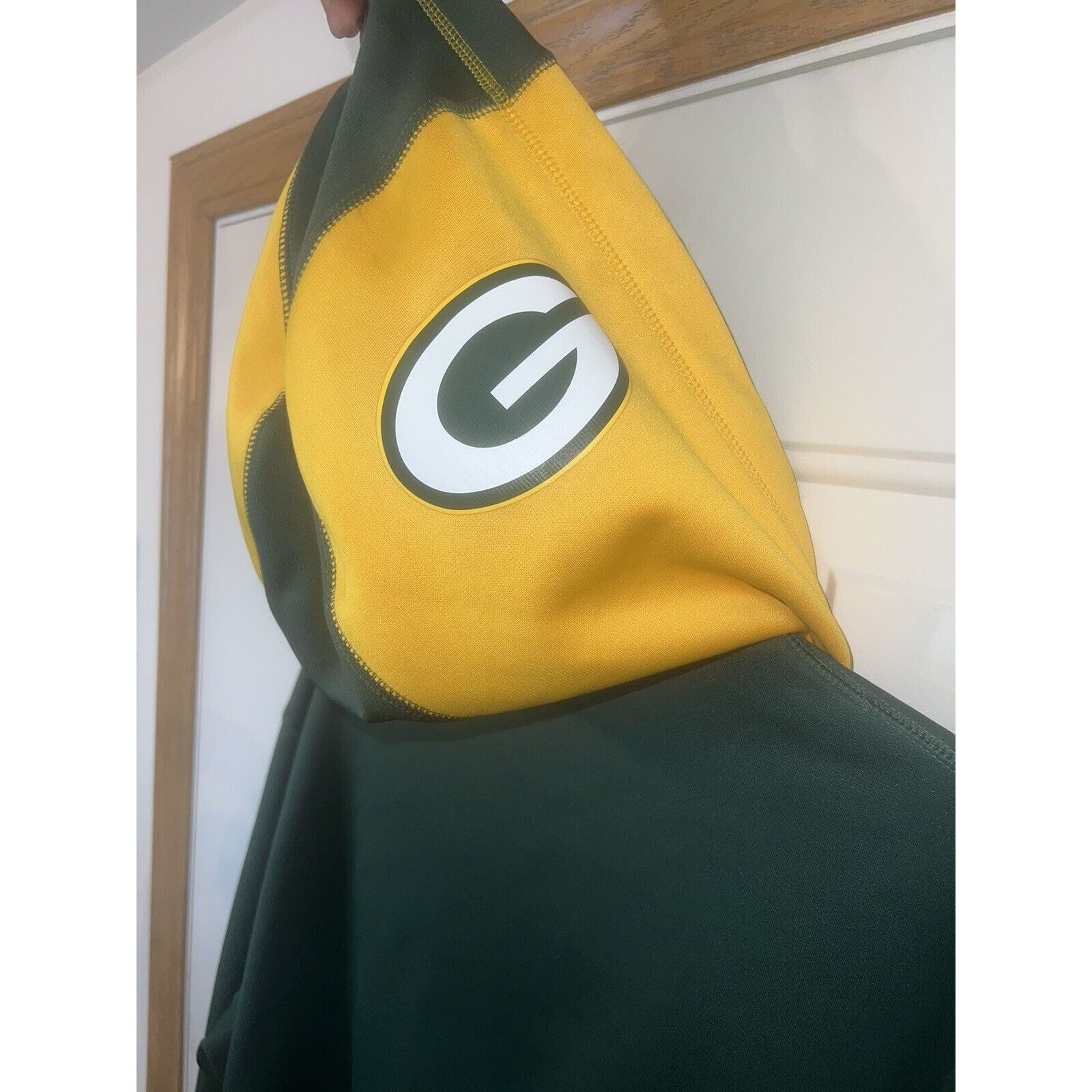 Nike Nike Green Bay Packers Jacket Zip Up Hoodie Large Sweatshirt Size US XL / EU 56 / 4 - 12 Thumbnail