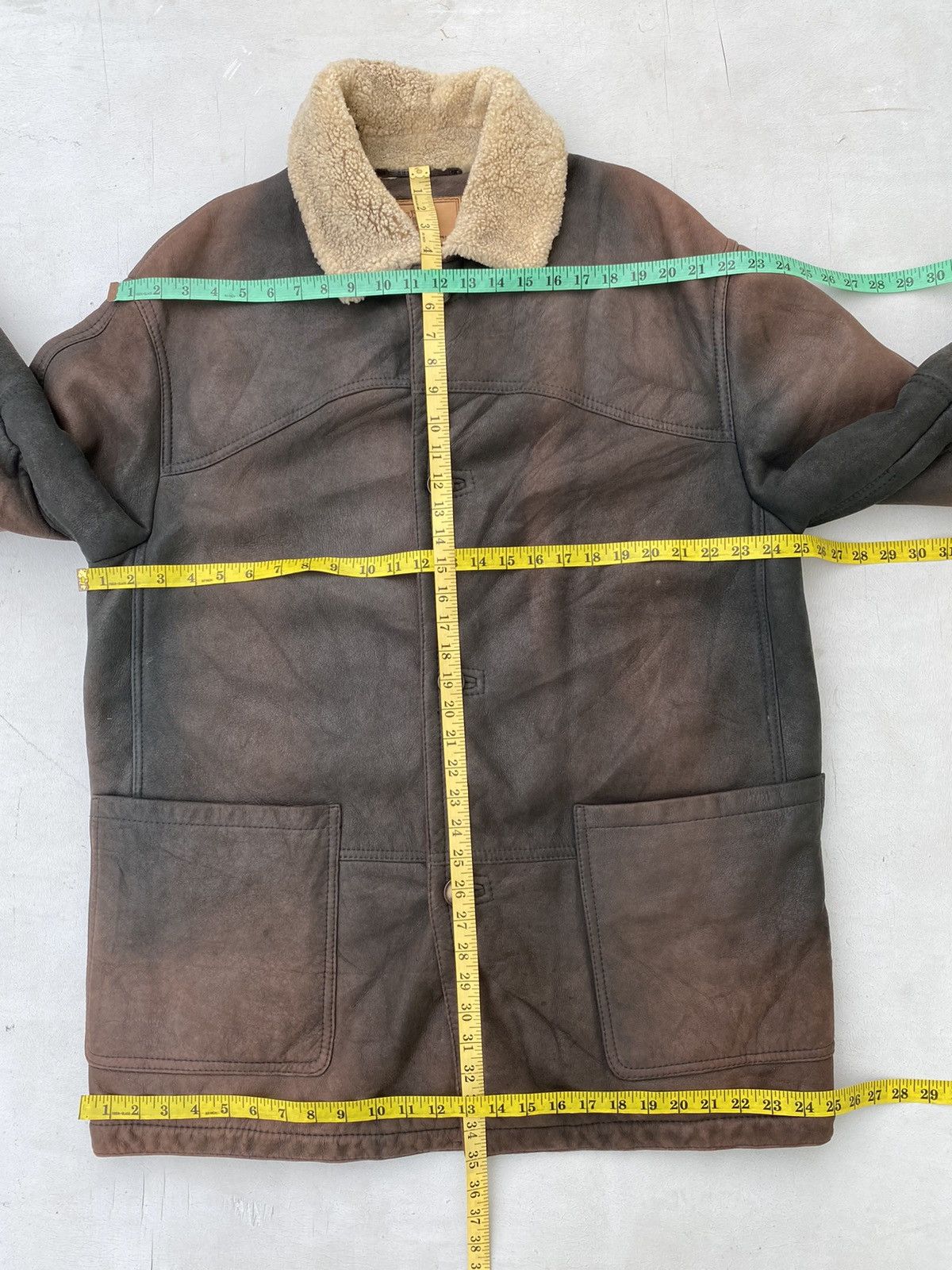 If Six Was Nine × Le Grande Bleu (L.G.B.) Antonovich Genuine Sheep Leather Coat Jacket Men Size US XL / EU 56 / 4 - 19 Thumbnail