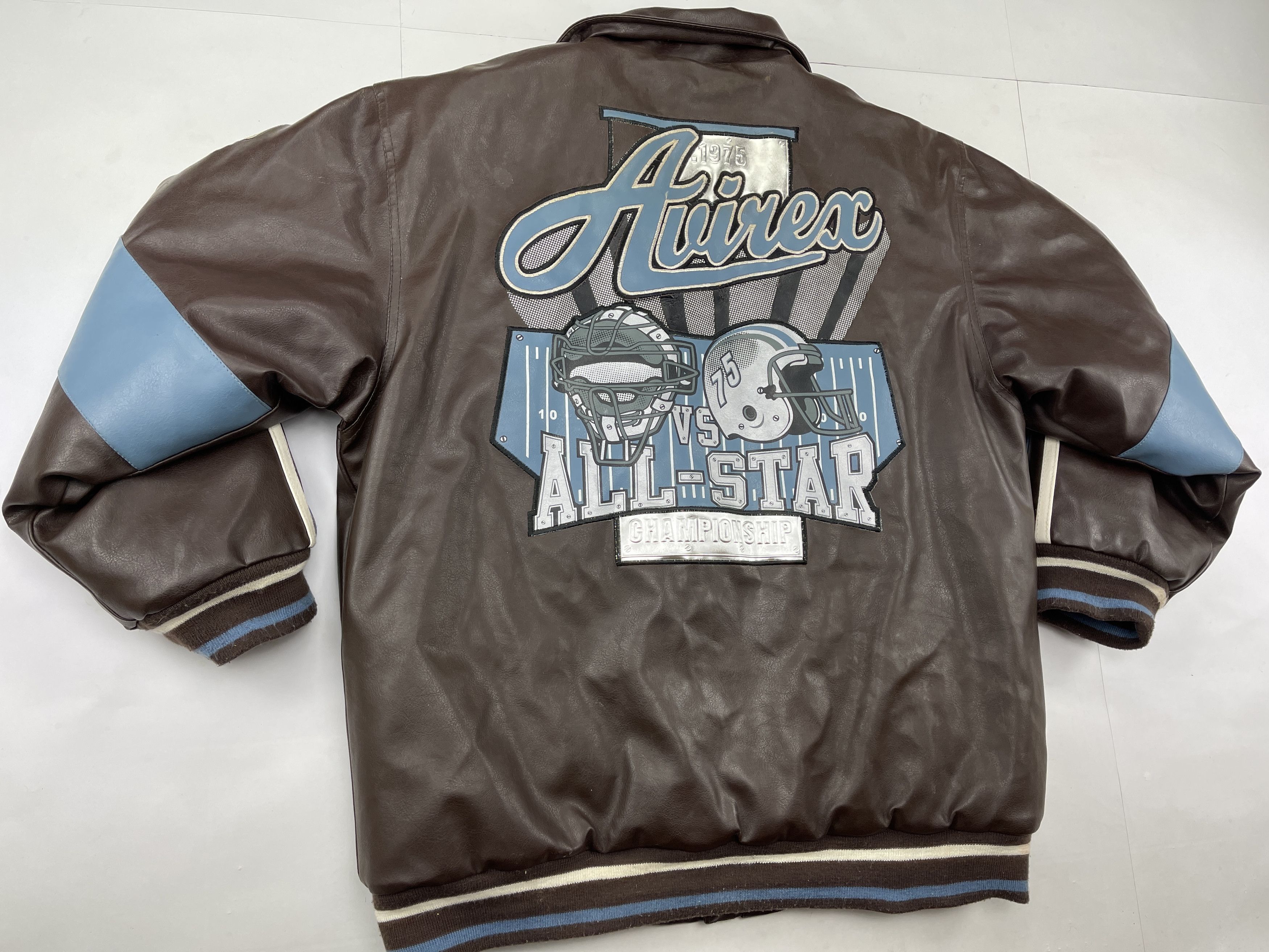 Avirex AVIREX faux leather jacket, vintage, 90s hip hop 1990s M Size US M / EU 48-50 / 2 - 8 Thumbnail