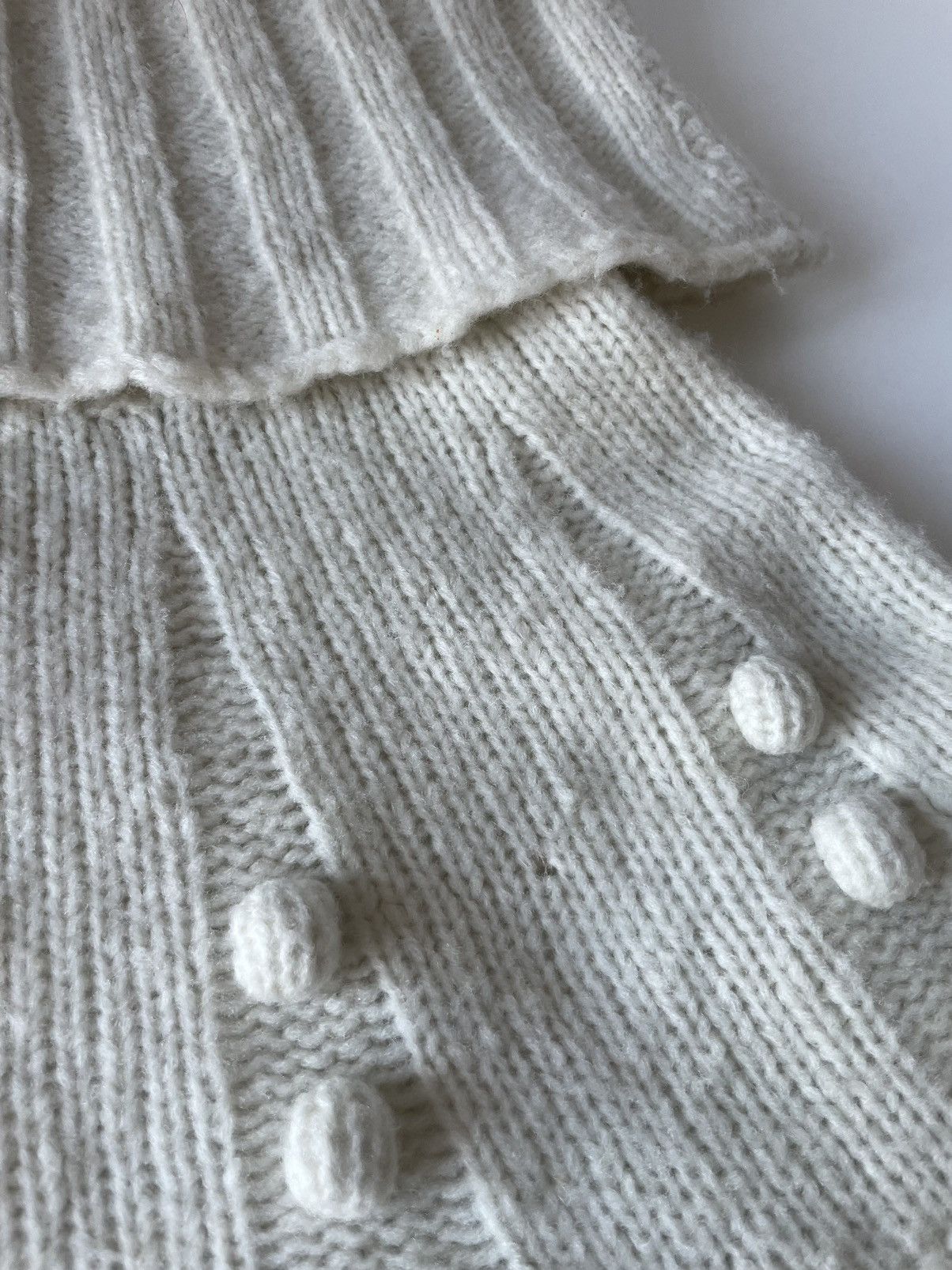 Marithe + Francois Girbaud × Vintage *RARE* Marithe + Francois Girbaud Wool Cardigan Sweater 90’s Size M / US 6-8 / IT 42-44 - 11 Thumbnail