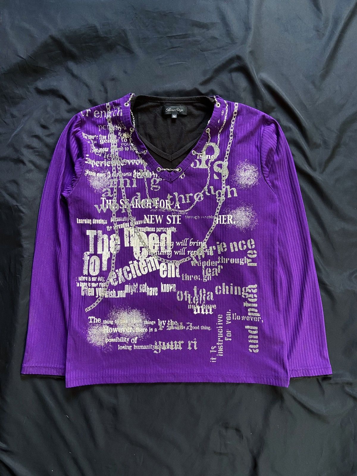 Isamu Katayama Backlash TIME STEP DOUBLE LAYER POEM LONG SLEEVE Size US M / EU 48-50 / 2 - 1 Thumbnail