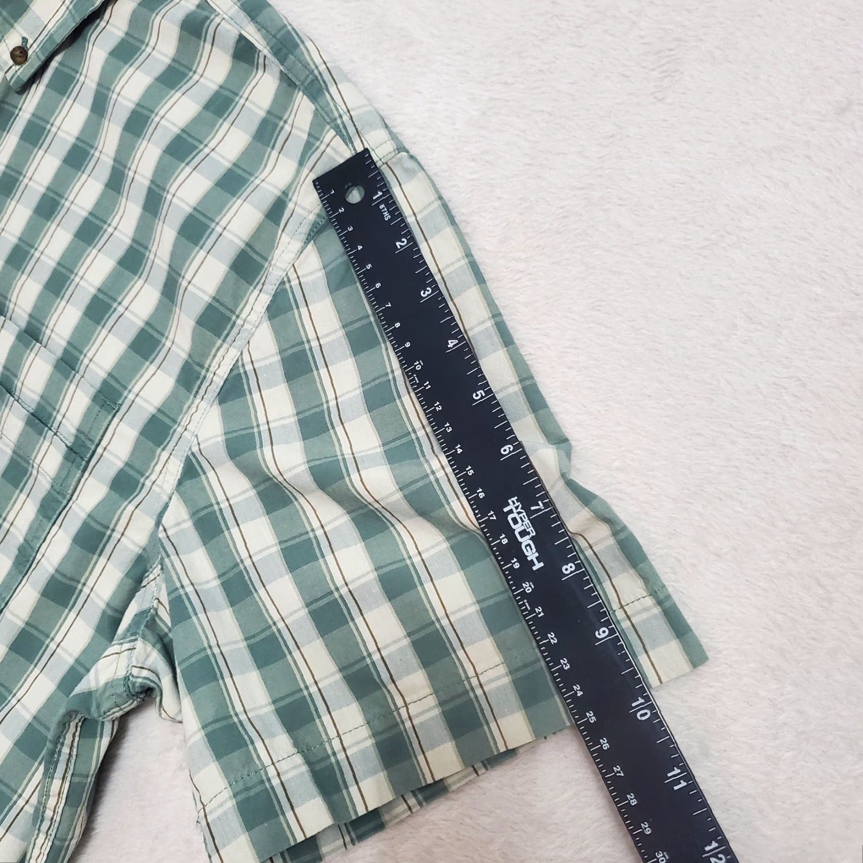 Carhartt Carhartt Shirt Men XL Green Plaid Short Sleeve Button Down Relaxed Fit Cotton Size US XL / EU 56 / 4 - 7 Thumbnail