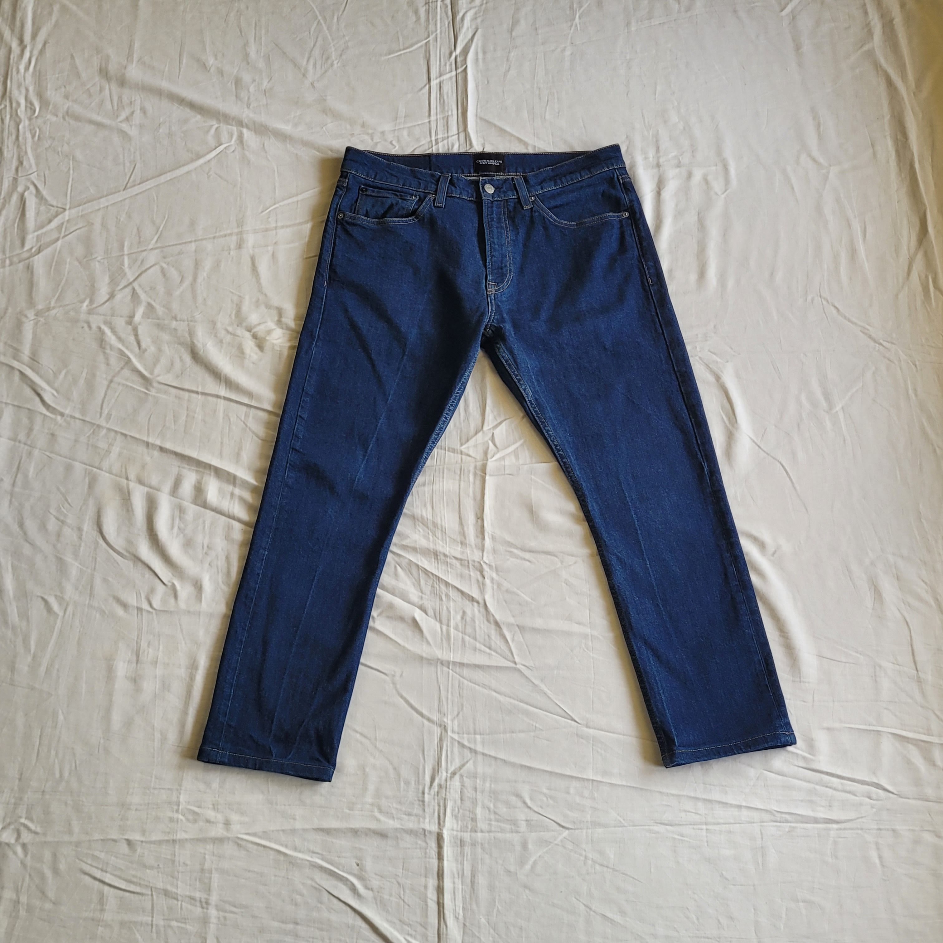 Calvin Klein × Calvin Klein 205W39NYC × Raf Simons Calvin Klein by Raf Simons raw denim printed jeans Size US 32 / EU 48 - 7 Thumbnail