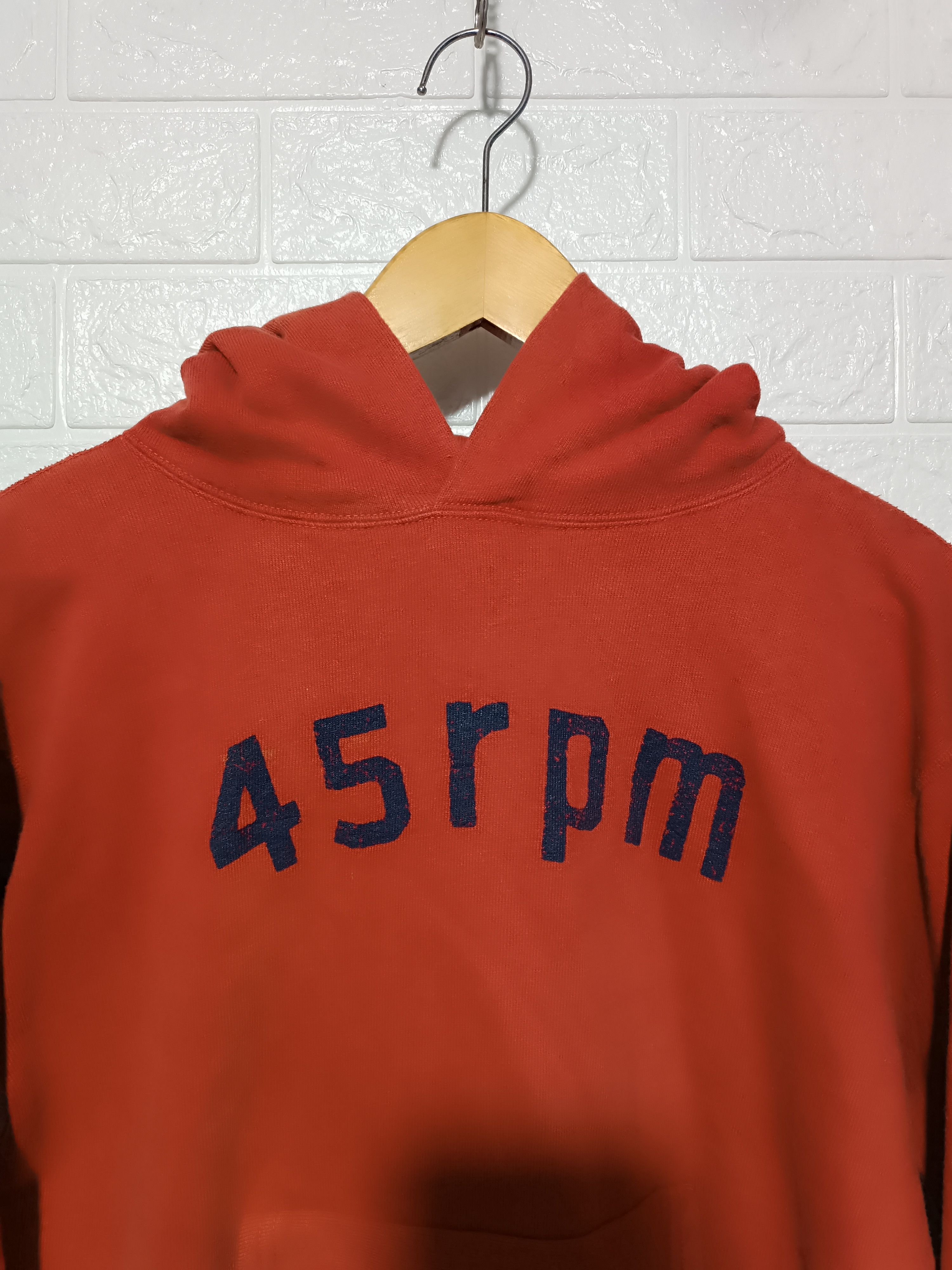45rpm Vintage 45rpm Hoodie Sweater Size US S / EU 44-46 / 1 - 2 Thumbnail