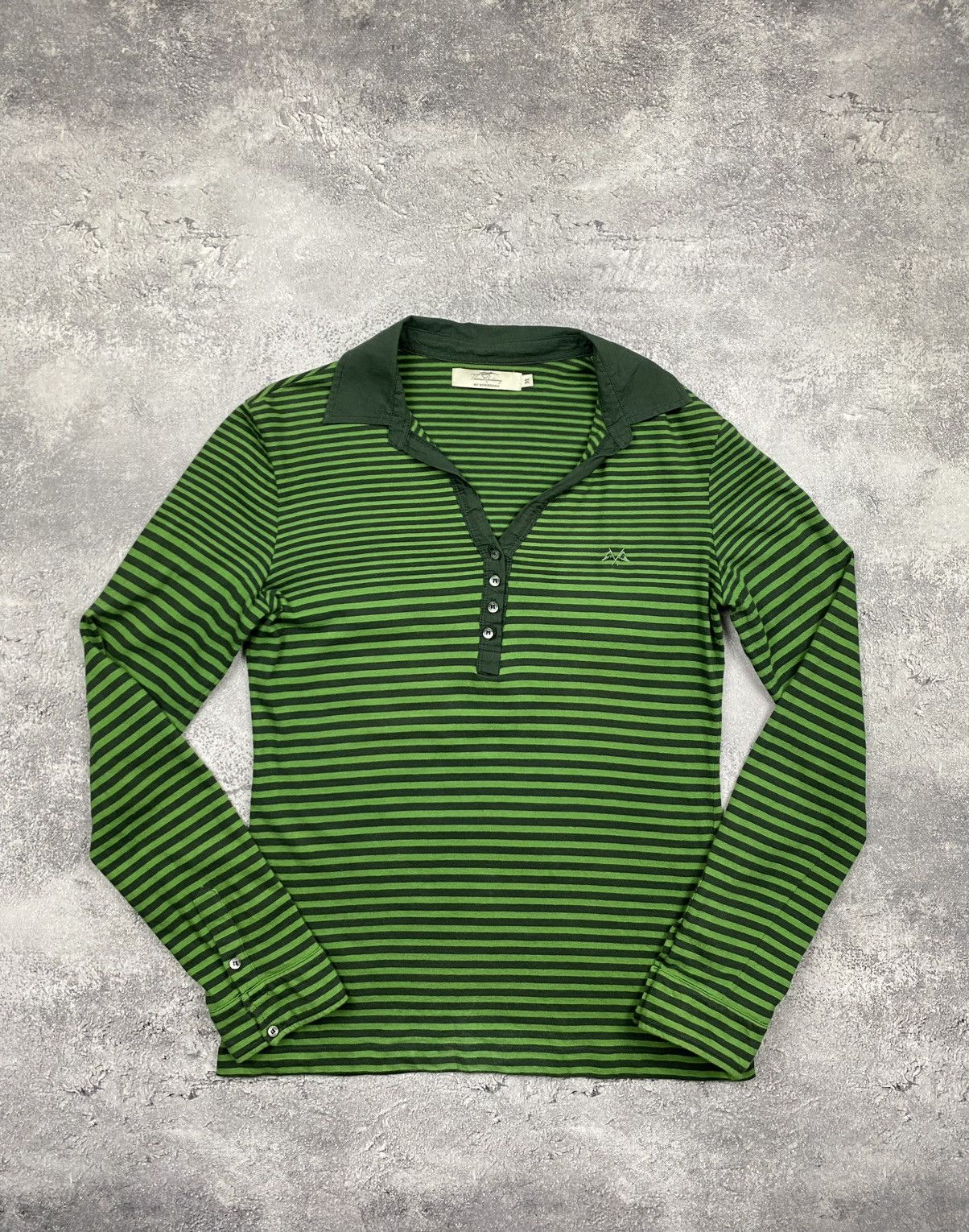 Burberry Thomas Burberry Designer Vintage Striped Button Shirt Rare Size M / US 6-8 / IT 42-44 - 4 Thumbnail