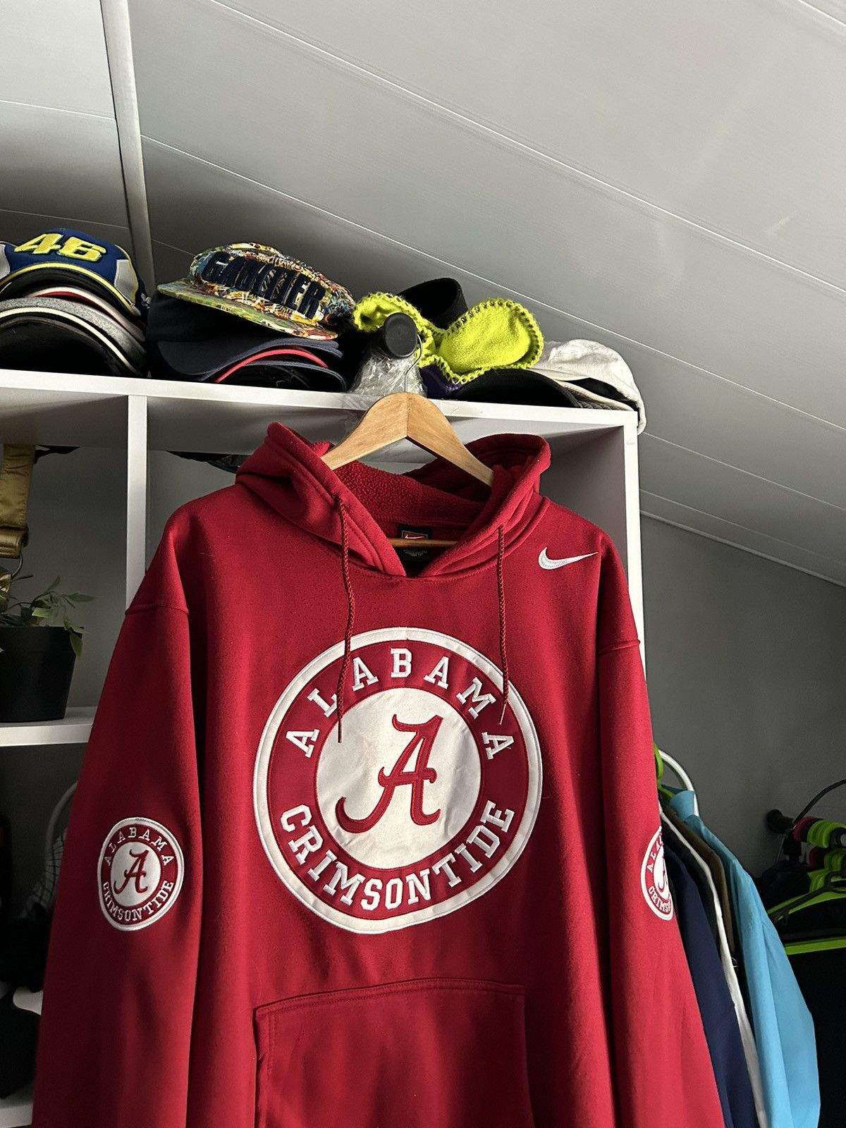 Nike × Vintage Vintage Alabama Crimson Tide Cooper #9 Hoodie Nike NCAA Size US XXL / EU 58 / 5 - 2 Thumbnail