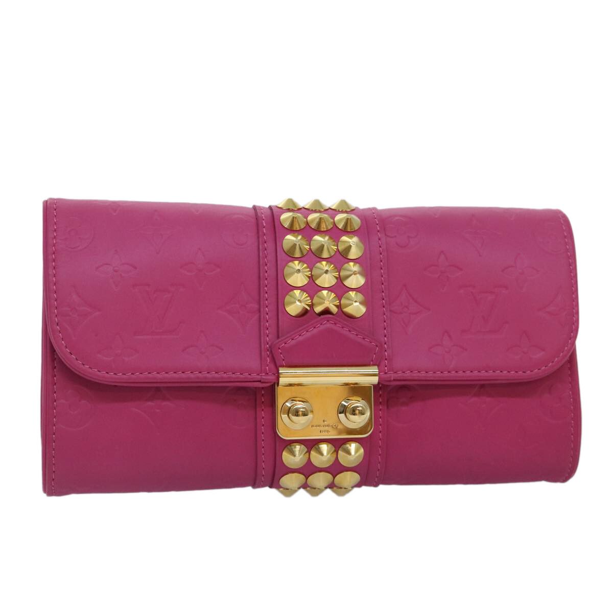 Louis Vuitton Louis Vuitton Courtney Clutch Embossed Leather Size ONE SIZE - 1 Thumbnail